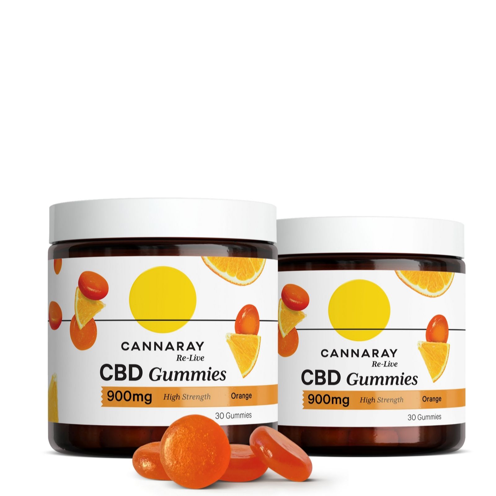 Cannaray Orange Cbd Gummies 900Mg - Image 4