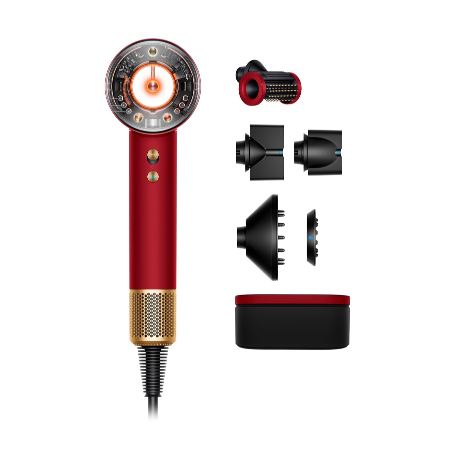 Dyson Supersonic Nural Hair Dryer Red Velvet Straight+Wavy