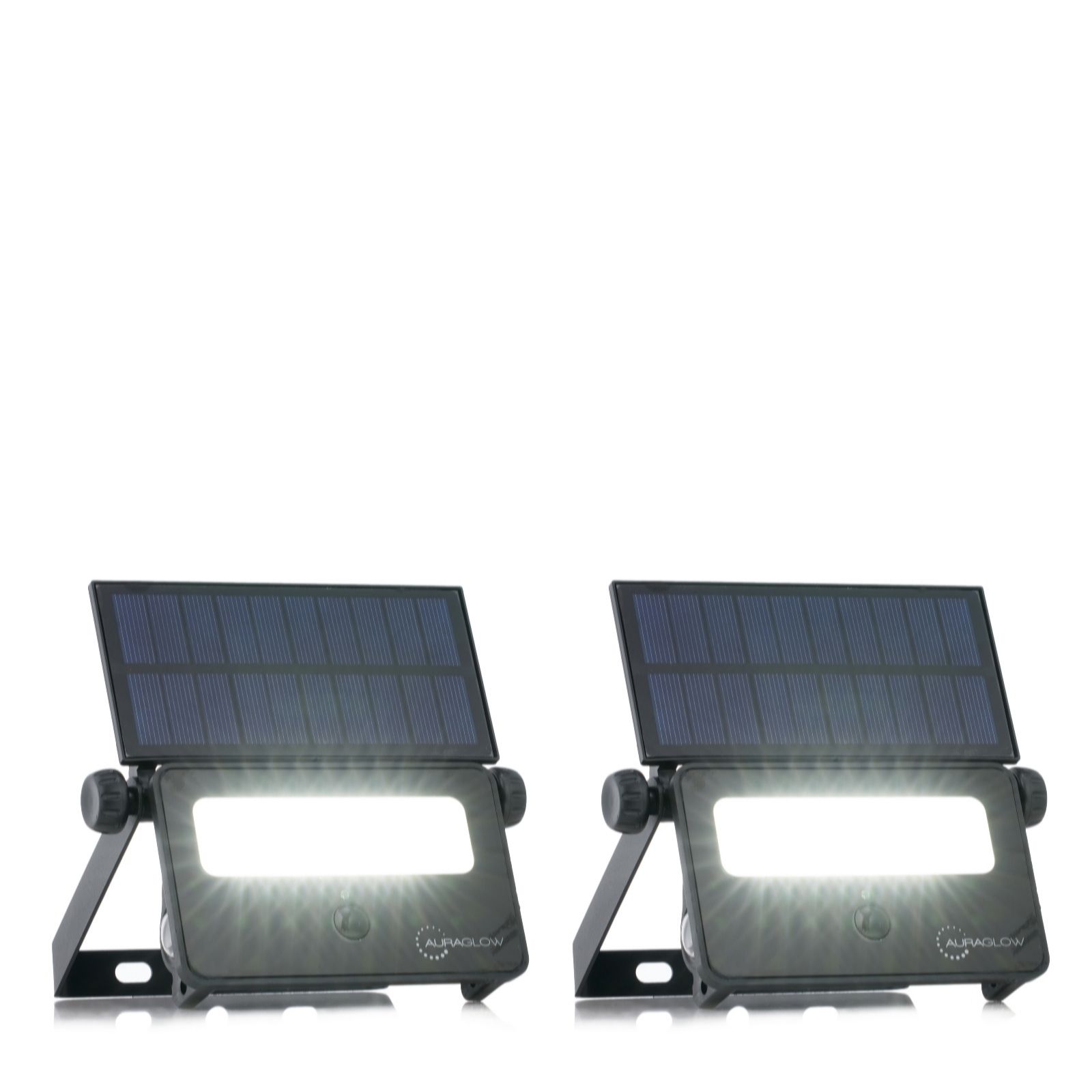 Outlet Auraglow Solar Security Flood Light Set of 2