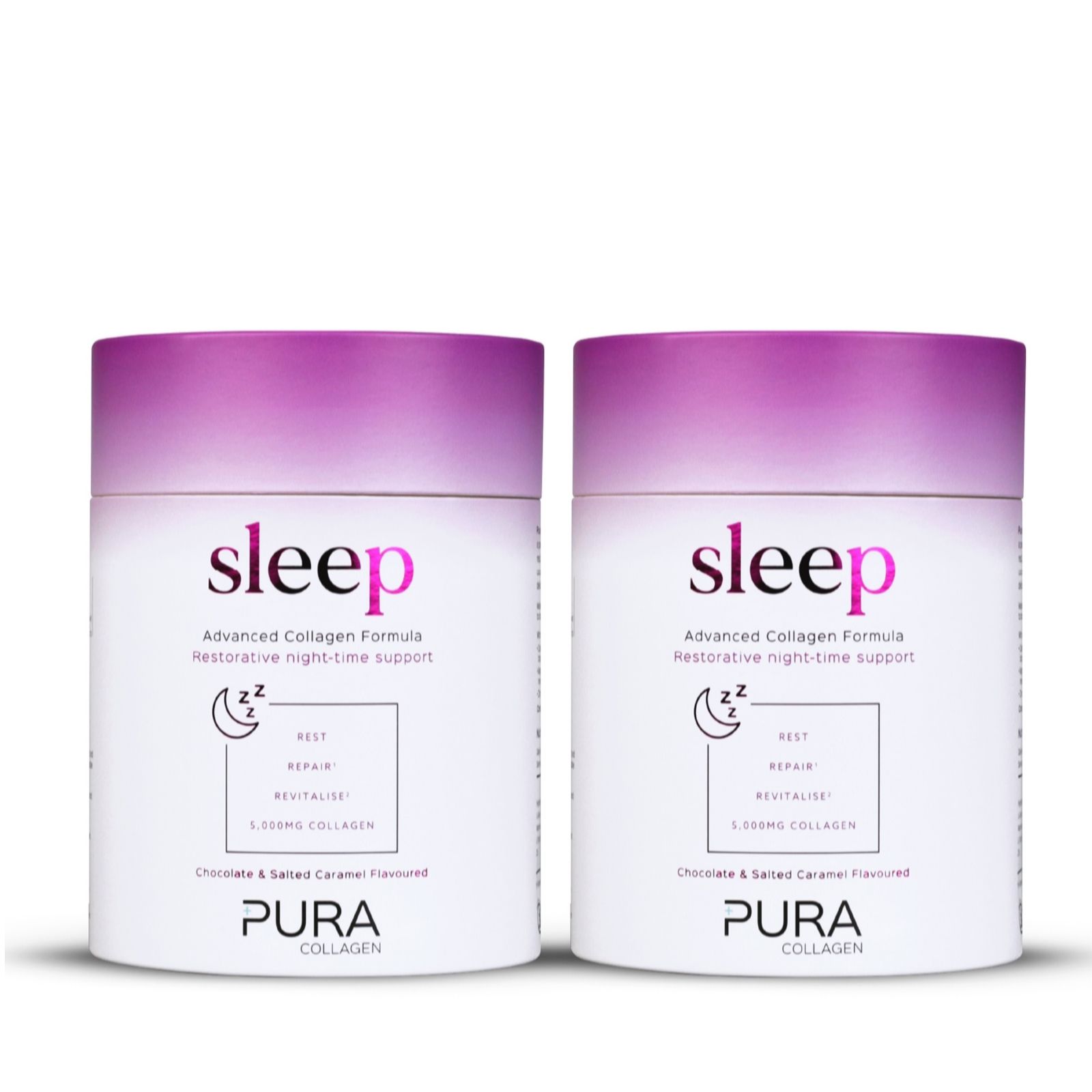 Pura Collagen Sleep Choco & Caramel - For Muscle & Cognitive Function - Evening Supplement - 404g - Face the Future
