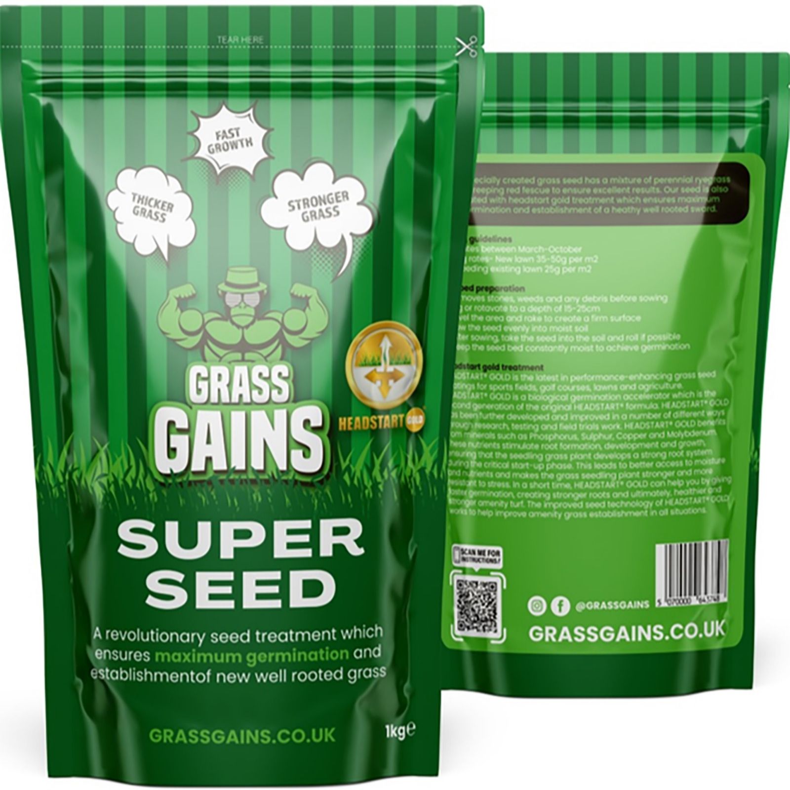 Grass Gains Super Seed 1kg