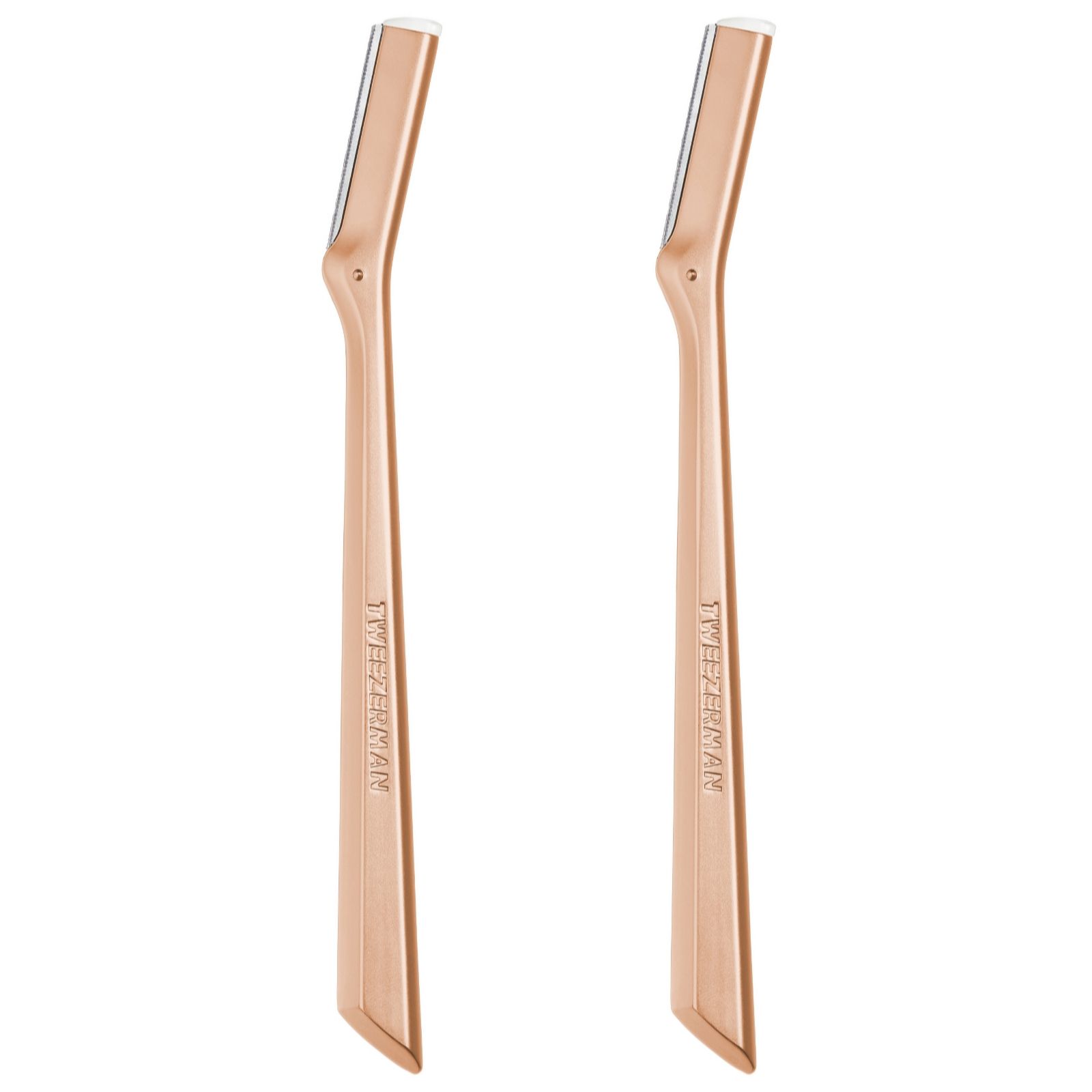 Tweezerman Rose Gold Facial Razor Duo