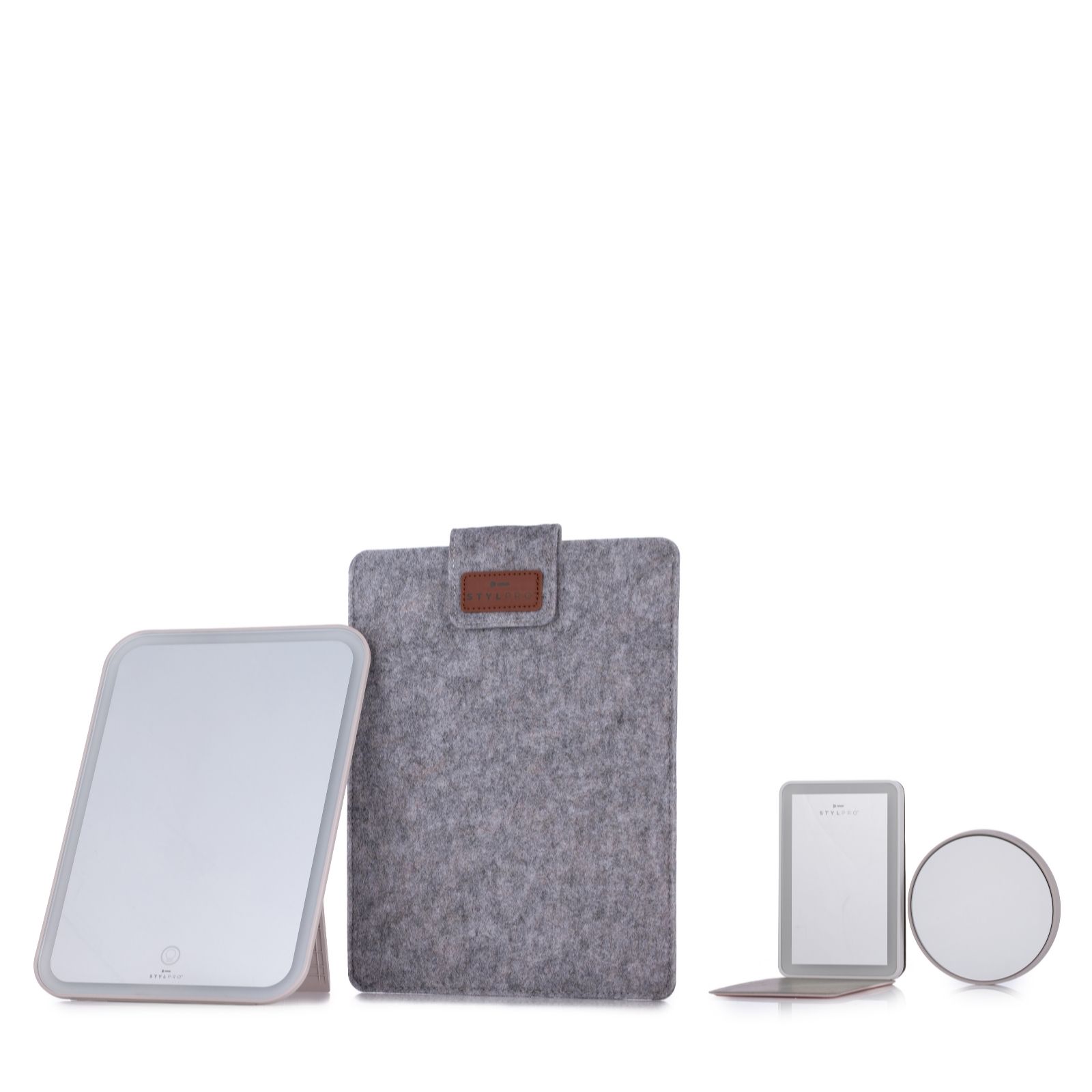 Stylideas Glow & Go Mirror in White