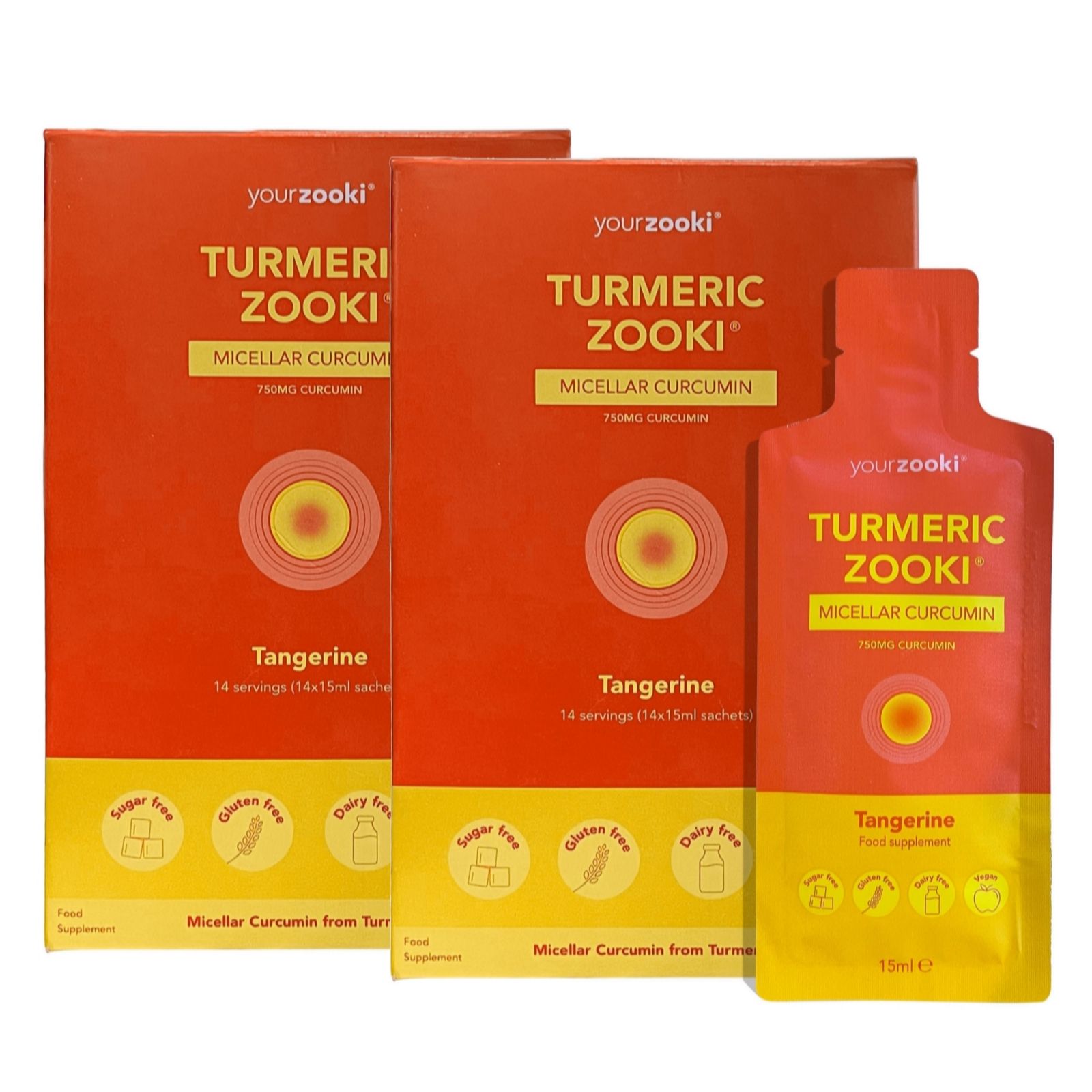 Zooki Turmeric Full Spectrum Curcumin 4 Week Supply