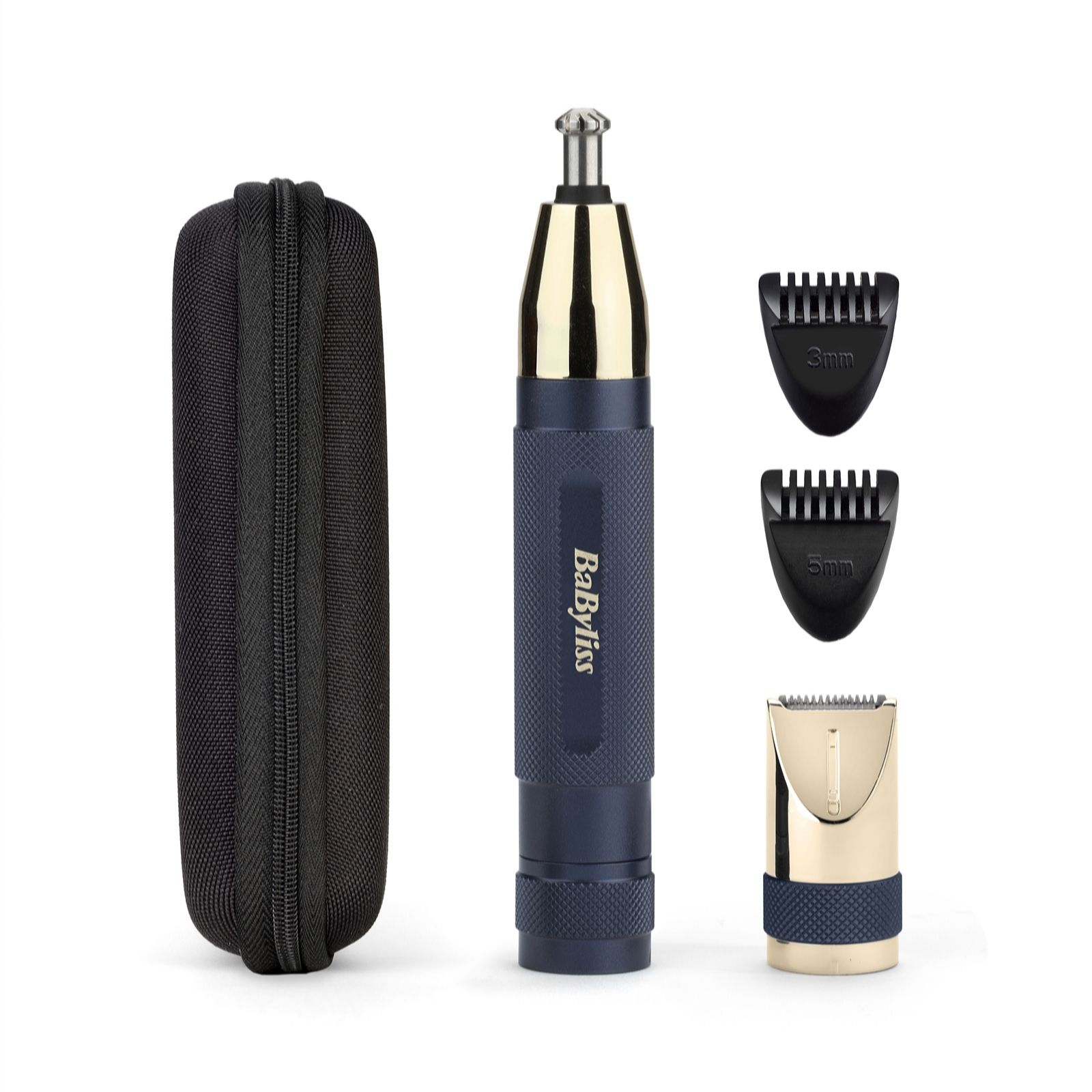BaByliss Super-X Metal Series Nose, Ear and Eyebrow Trimmer - Blue