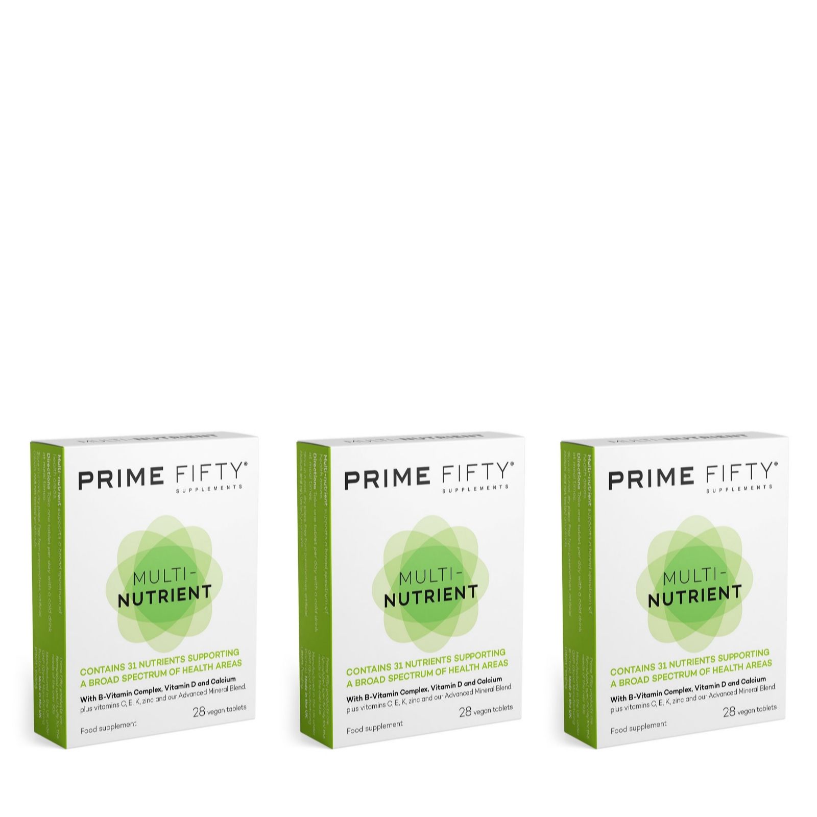 Prime Fifty Multi Nutrient 12 Week Supply