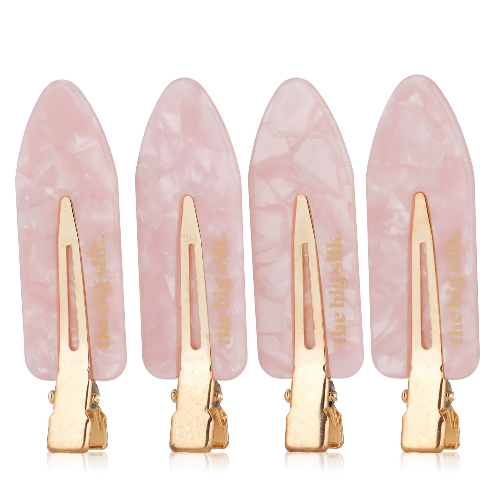 The Big Silk Set of 4 Creasless Hair Clips