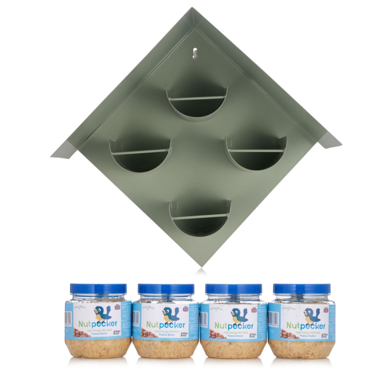 Grumpy Gardener 4 Jar Feeder And Jars