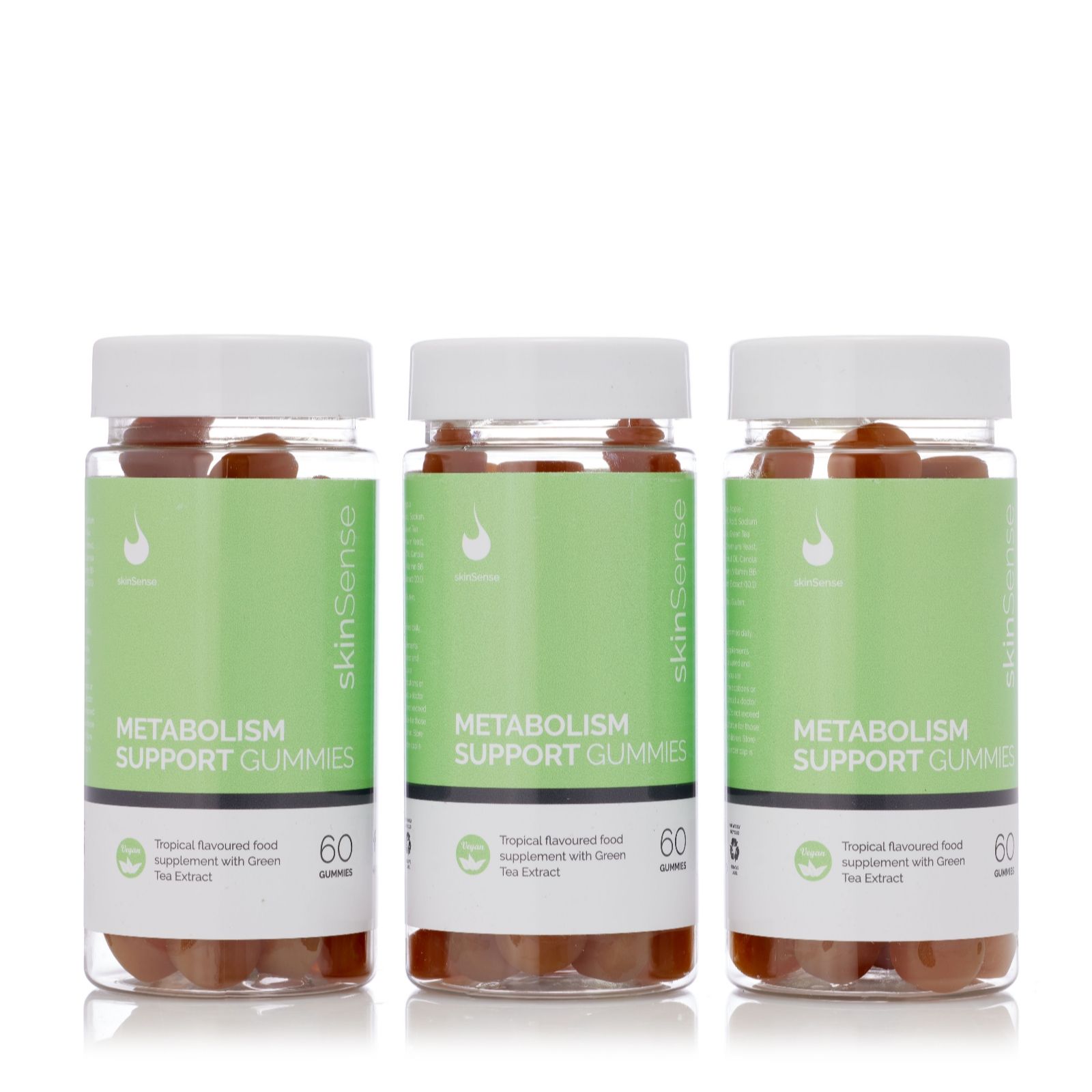 Skinsense Green Metabolism Support Gummies In | Size: 60 Caps - Image 5