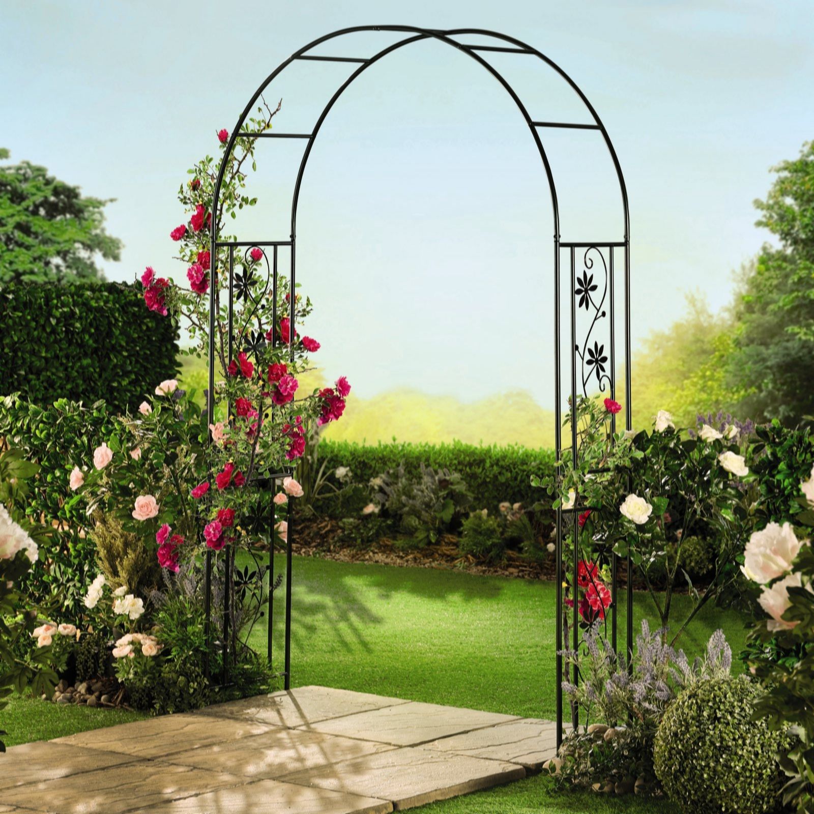 Thompson & Morgan 2.2M Garden Arch Flowers