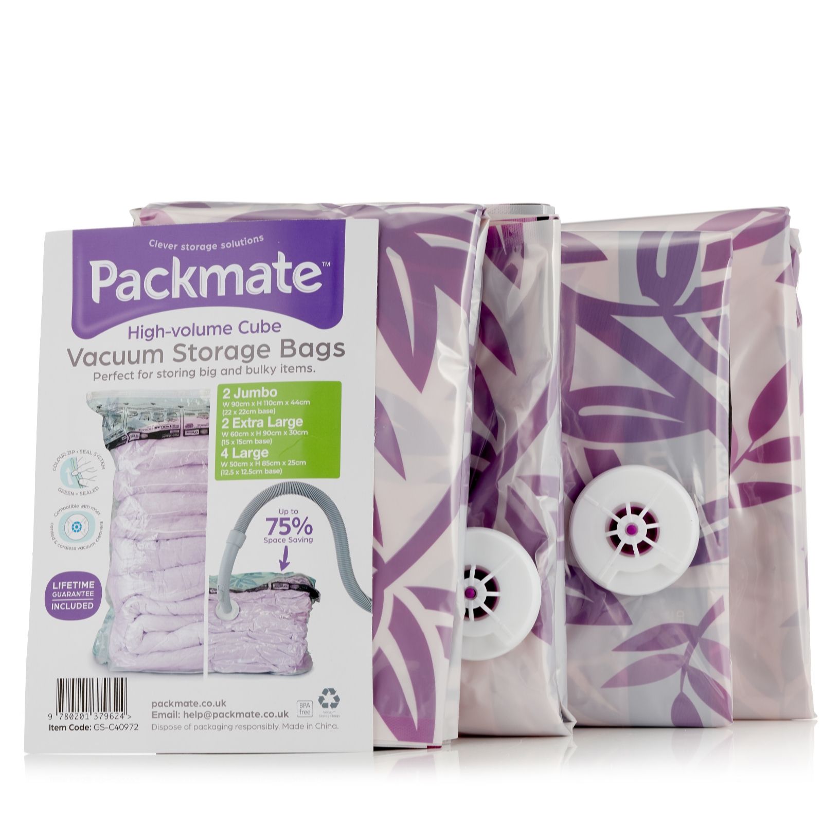Packmate Set of 8 Volume Sizes Mixed Set
