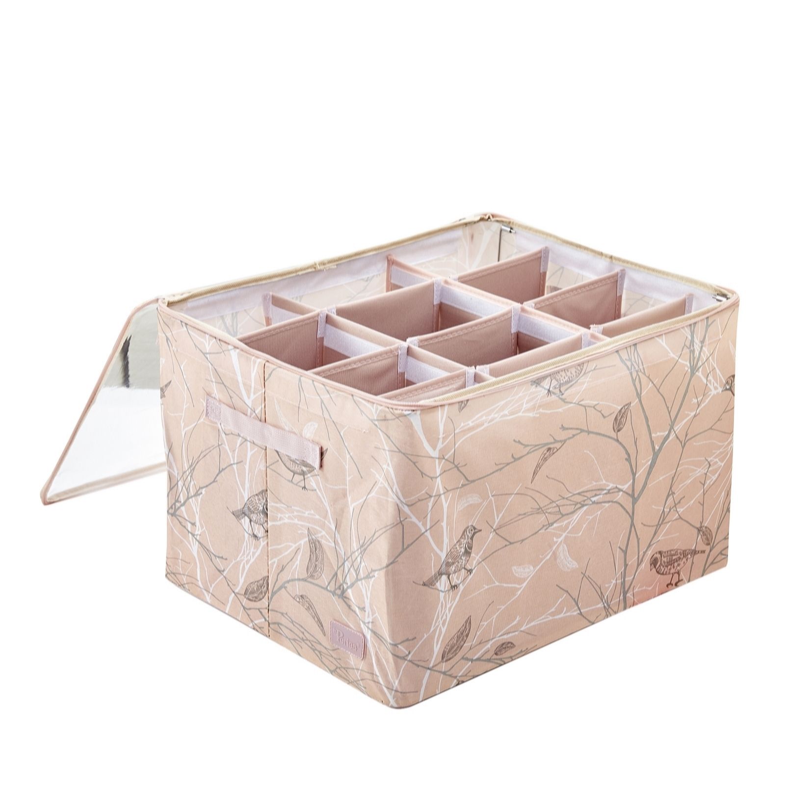 Periea Blush Blossom Shoe Organisers With Metal Frame & Adjustable Dividers