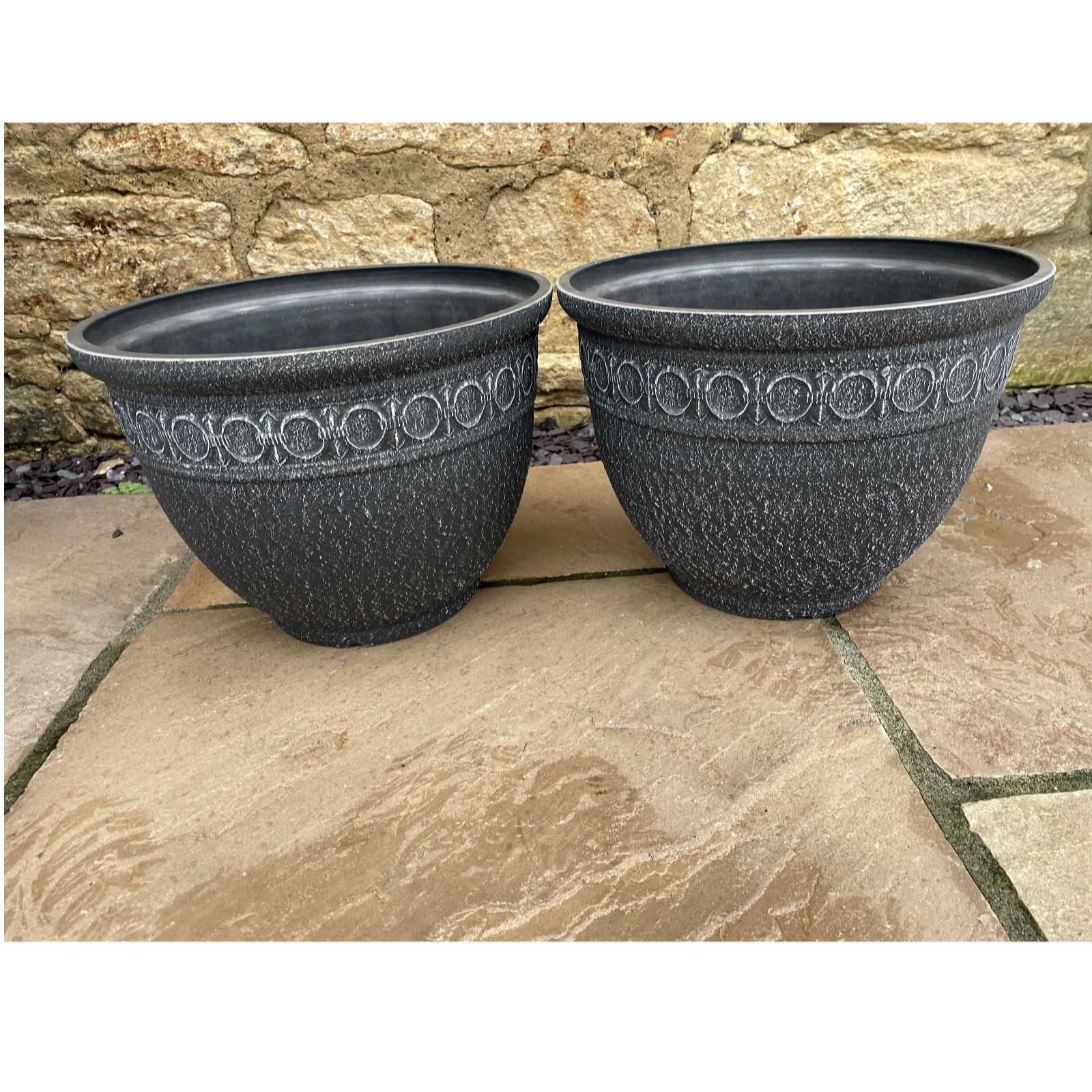 Plants 2 Gardens Plants2gardens Stone Latimer Planter Pair