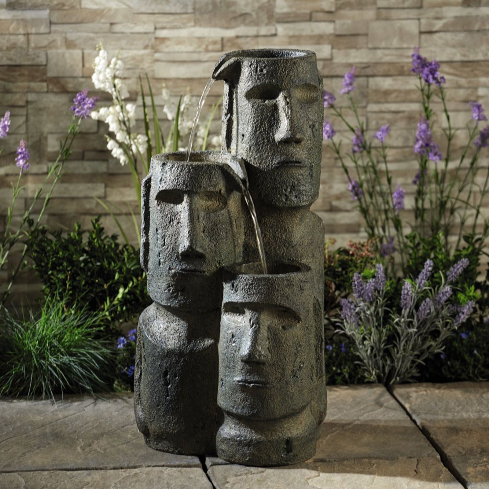 Thompson & Morgan Faces Rockface Cascade Water Feature