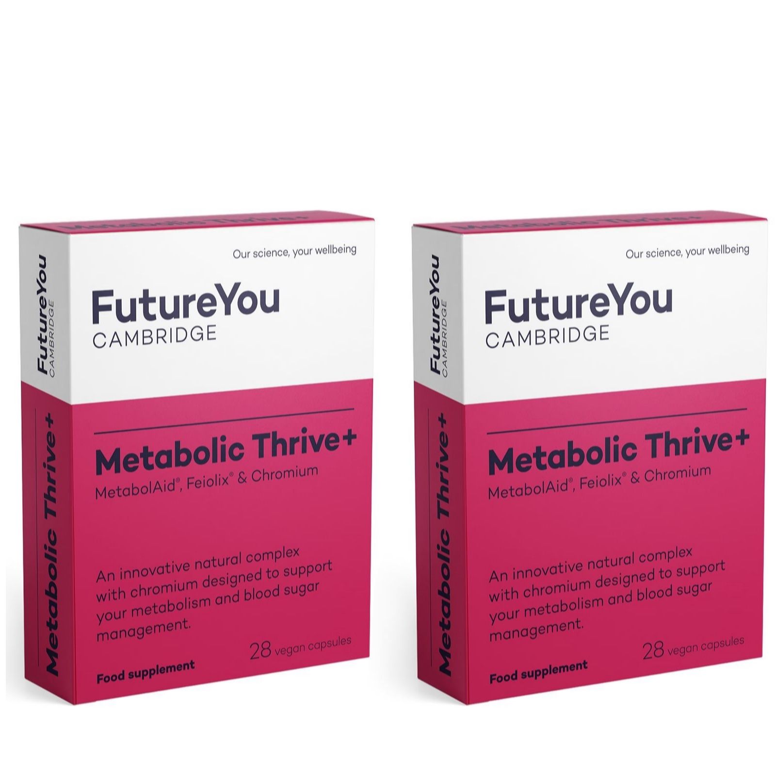 Futureyou Cambridge Metabolic Thrive ? Metabolism & Blood Sugar Support With Metabolaid, Feiolix Feijoa Fruit & Chromium ? Vegan, 28 Capsules - Image 3