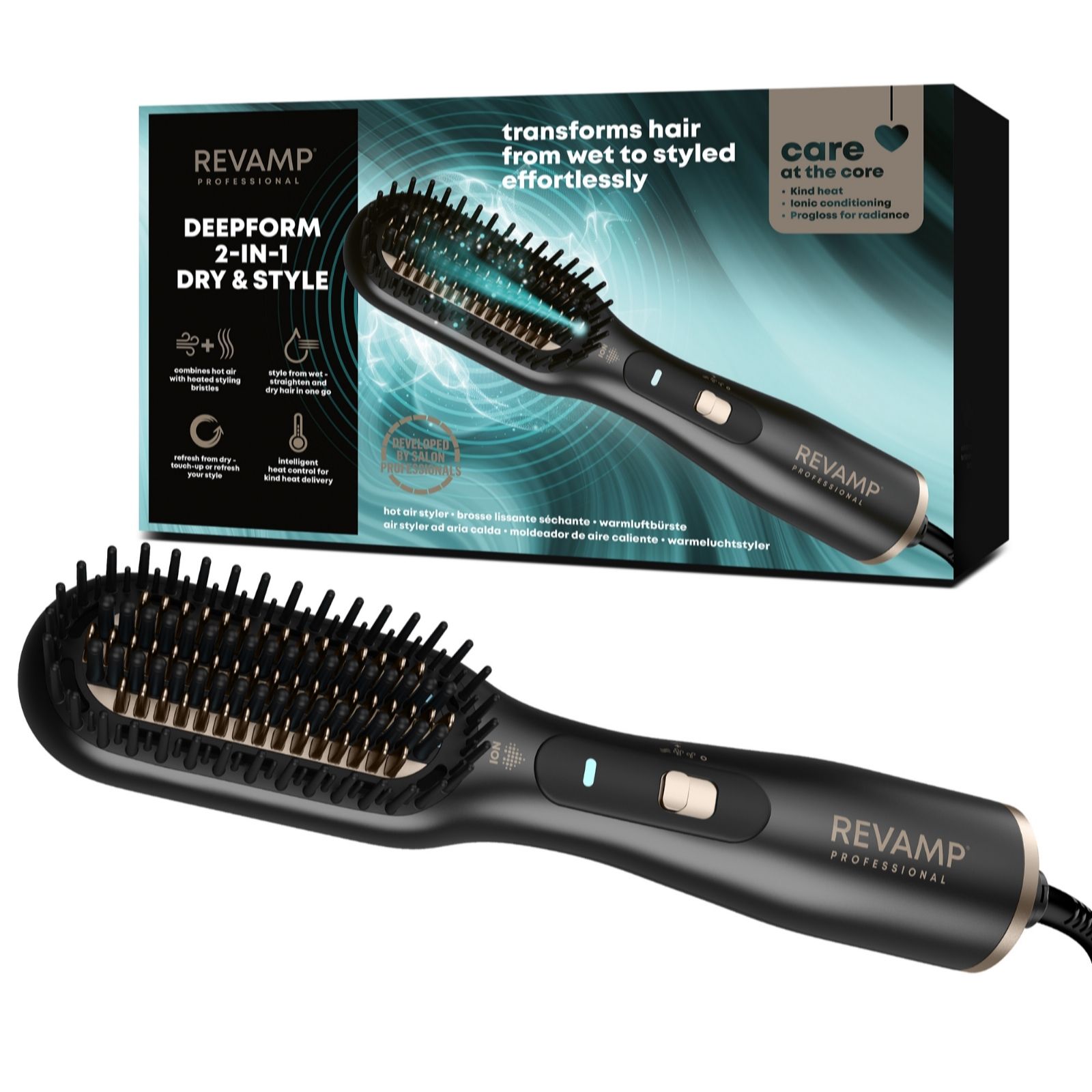 Revamp Deepform 2-In-1 Dry & Style Hot Air Styler