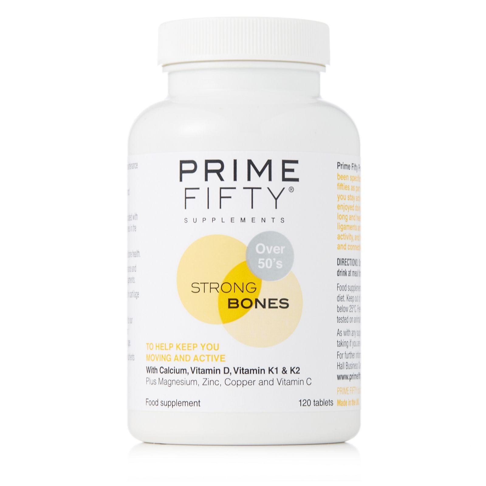 Prime Fifty Strong Bones 4 Month Supply