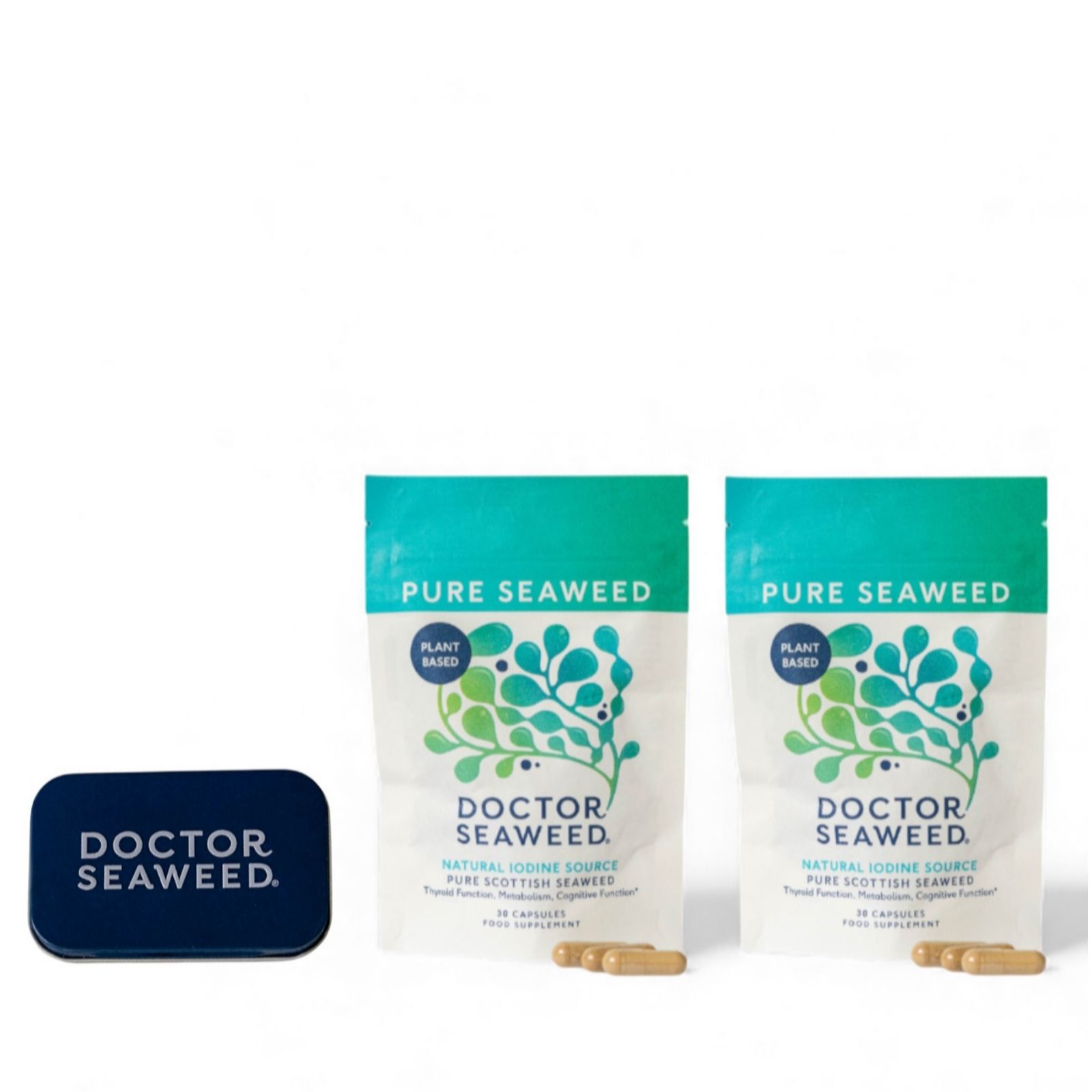 Doctor Seaweed Pure Seaweed 60 Day Supply With Travel Tin