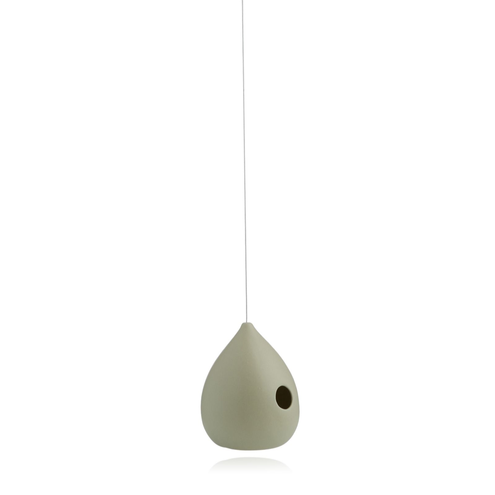K by Kelly Hoppen Set of 2 Ceramic Hanging Teardrop Bird Feeders