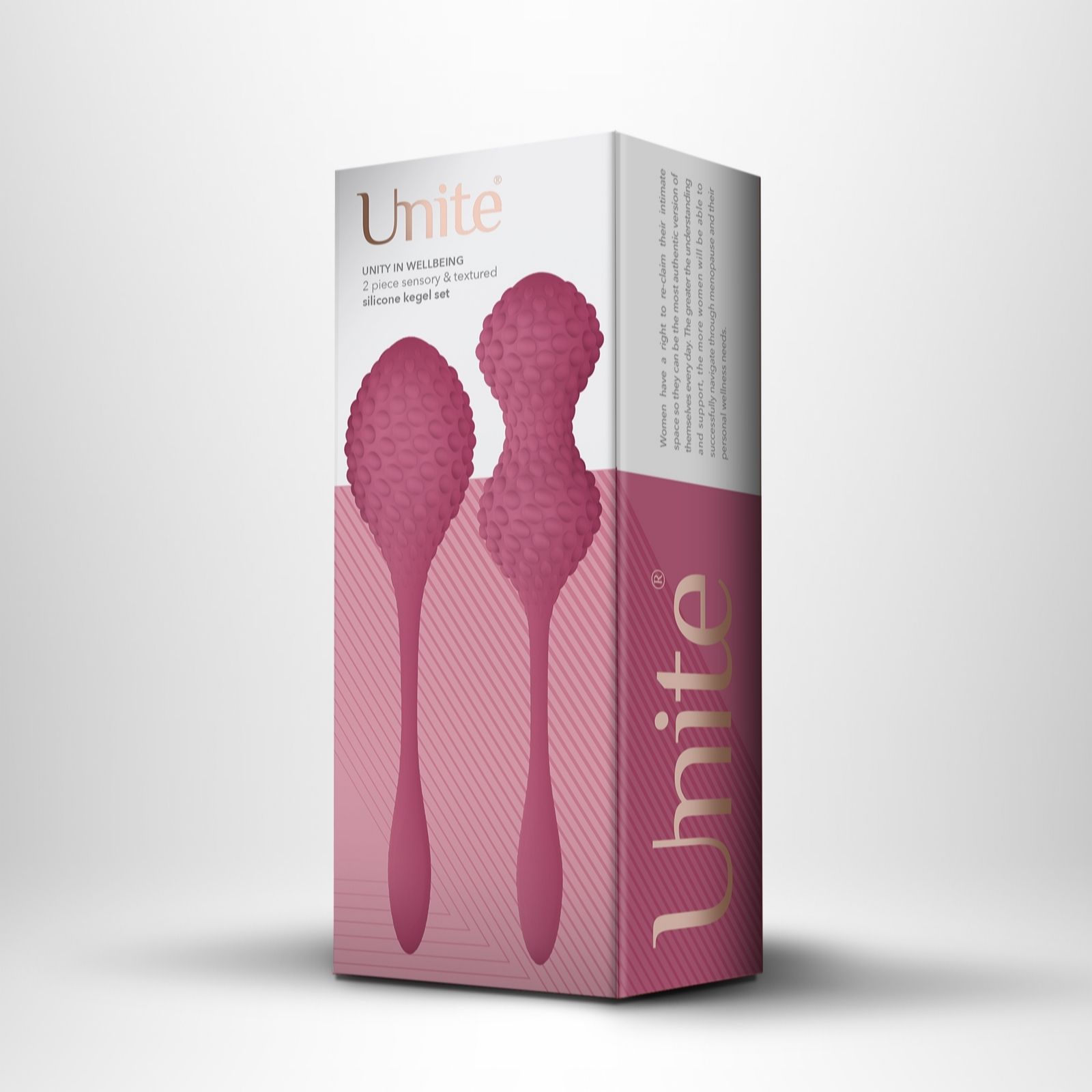 Unite 2 Piece Sensory & Textured Silicone Kegal Set