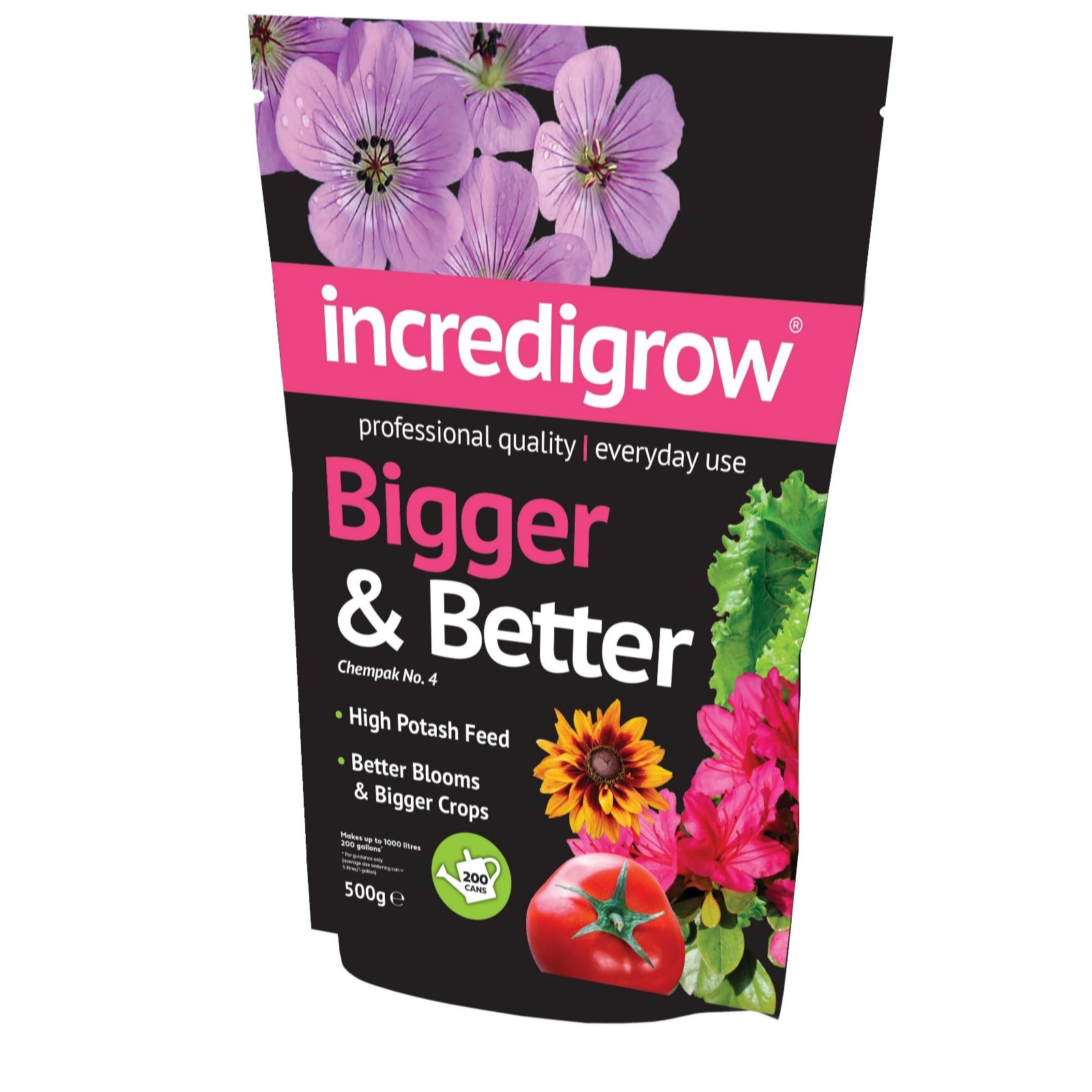 Thompson & Morgan Incredigrow Bigger & Better 500g Pack (Chempak No...