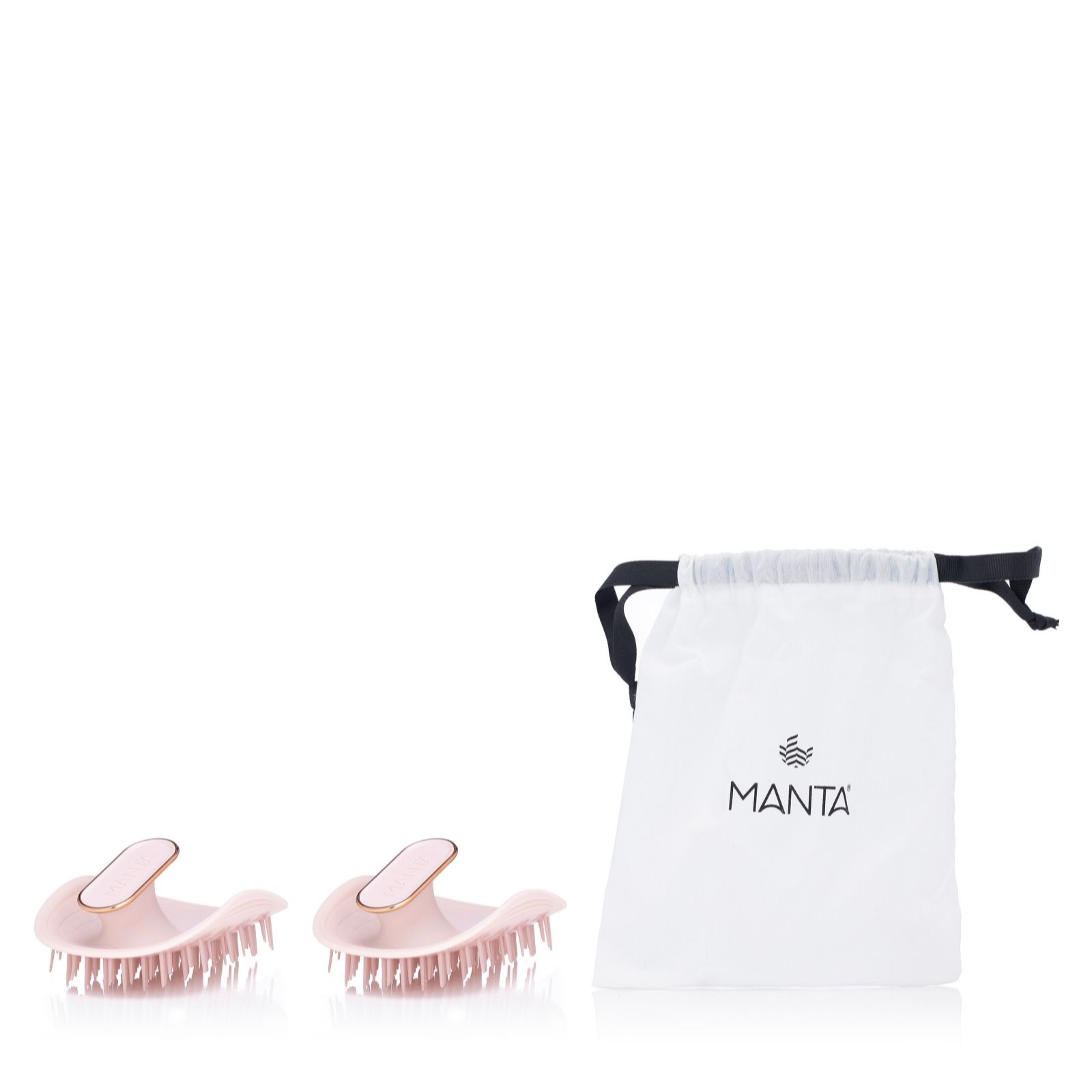 Manta Anti-Static Flexible Hair Brush Duo