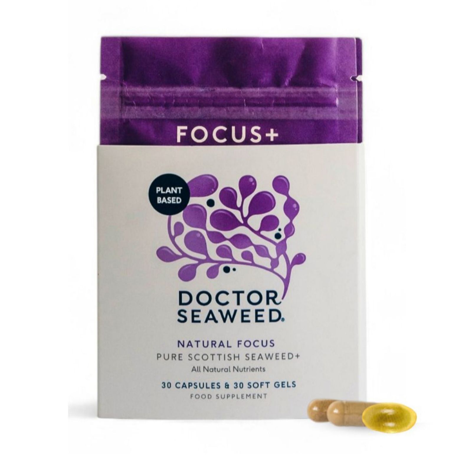 Doctor Seaweed Focus+ Supplements 30 Day Supply