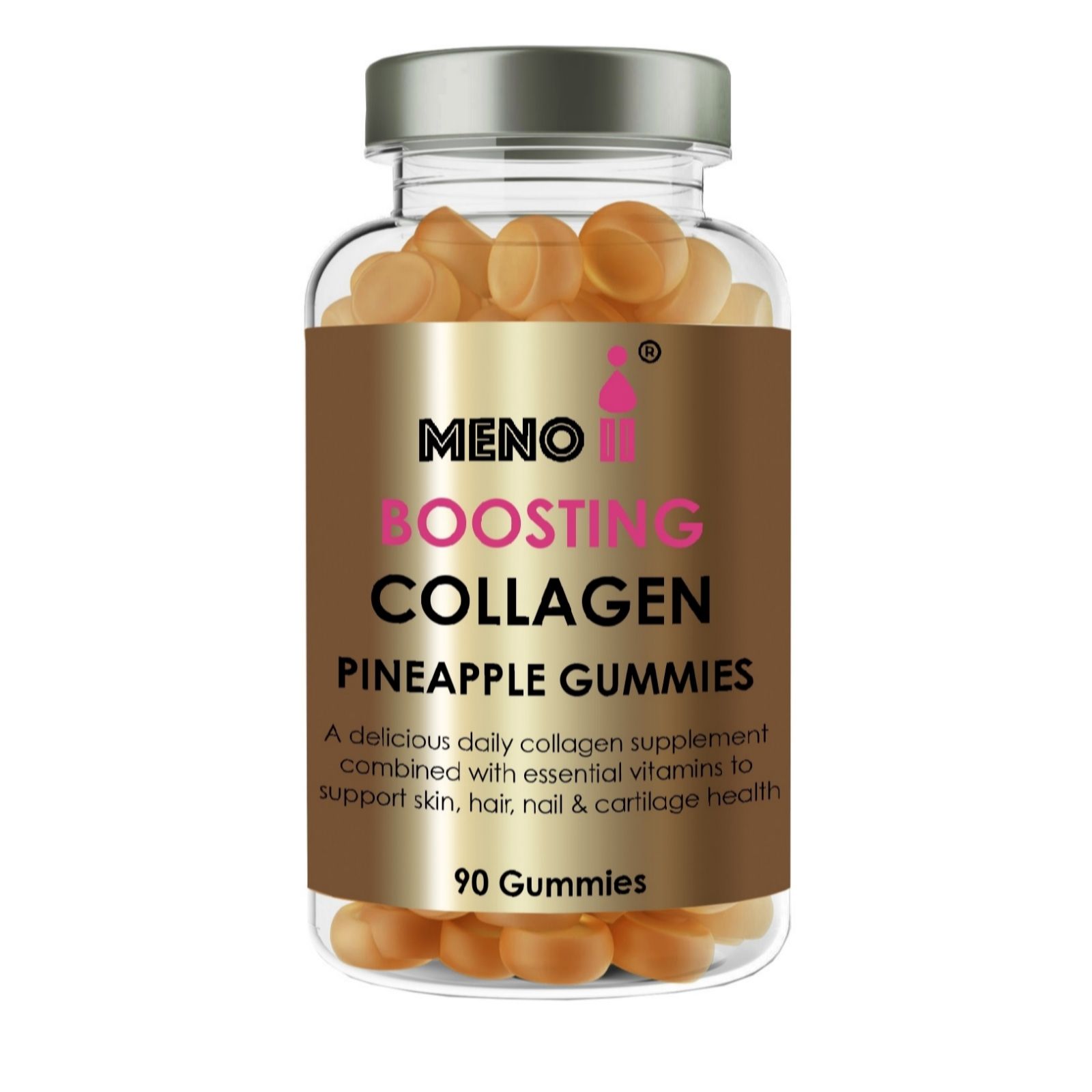 Meno Boosting Collagen Pineapple Gummies