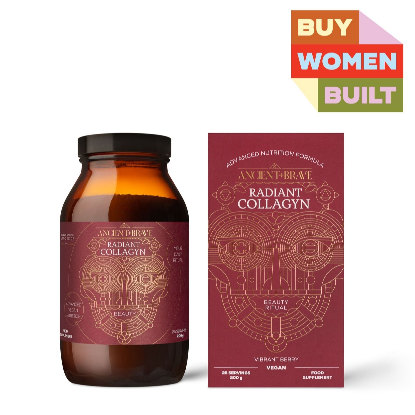 Ancient + Brave Radiant Collagyn Vegan 1 Month Supply