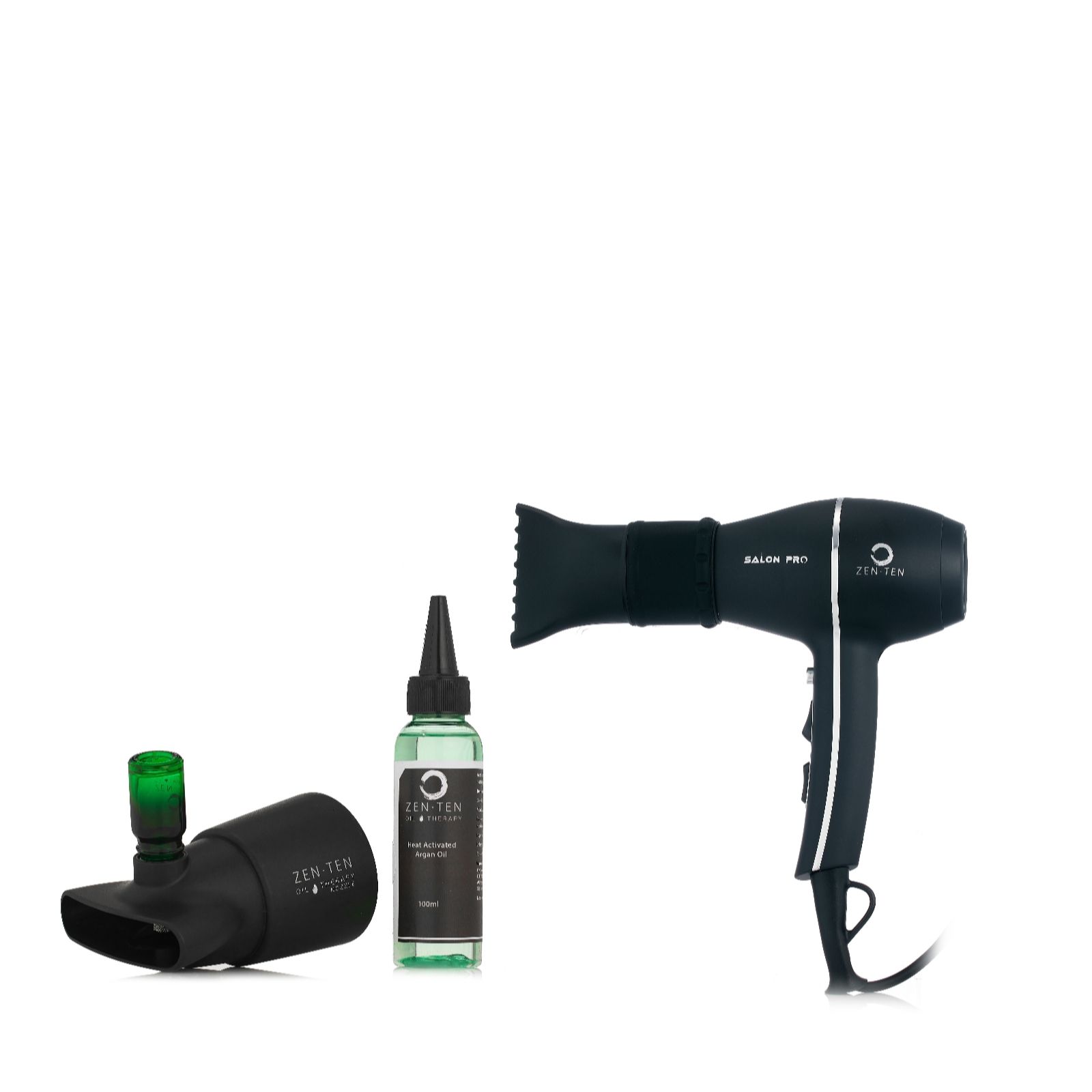 Zen Ten Salon Pro Hair Dryer with Therapy Nozzle