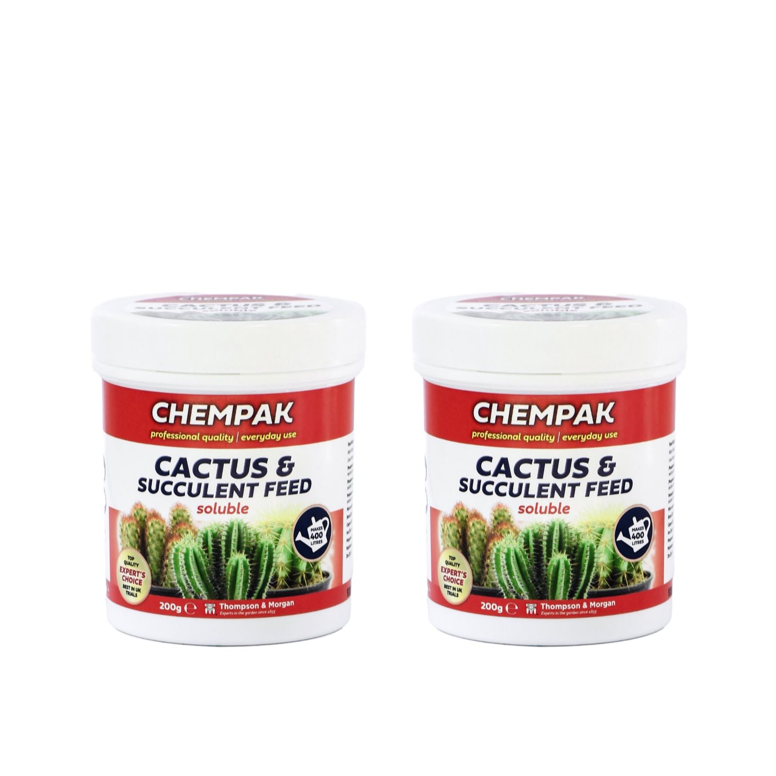Thompson & Morgan Light Chempak Cactus Fertiliser 200G X 2