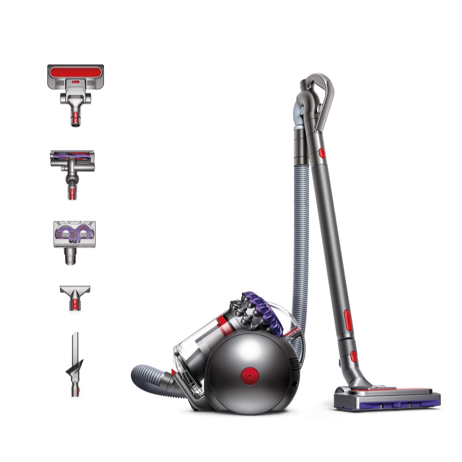Dyson Big Ball Animal 2 1.5 L Cylinder vacuum Dry Bagless 180 AW, 2 Tier Radial cyclones, 6.5 m Cord, Reach 10.4 m, 347 x 397 x 308 mm, 7.5 kg