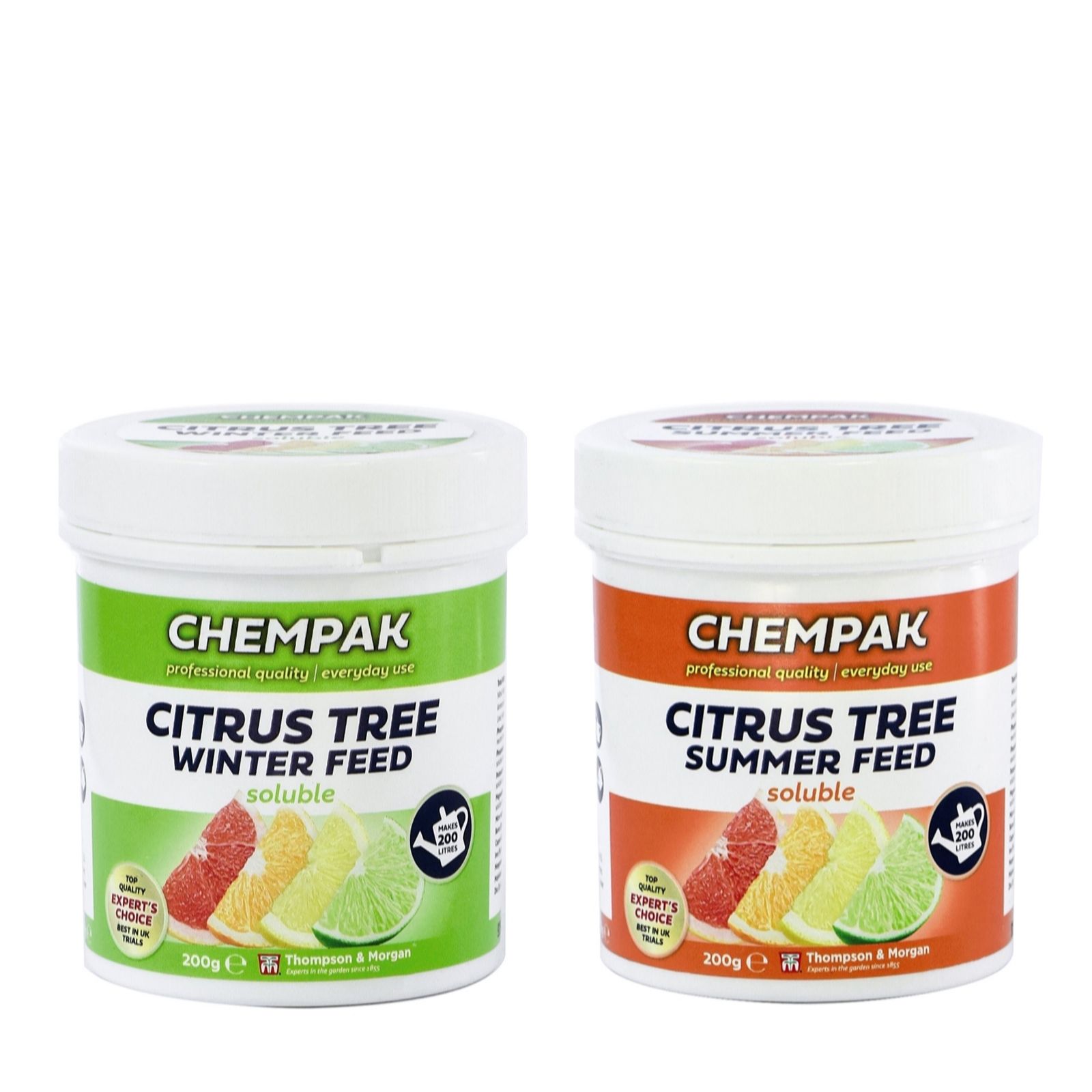 Chempak Citrus Tree Summer Food 200g x 1 & Winter Food 200g x1