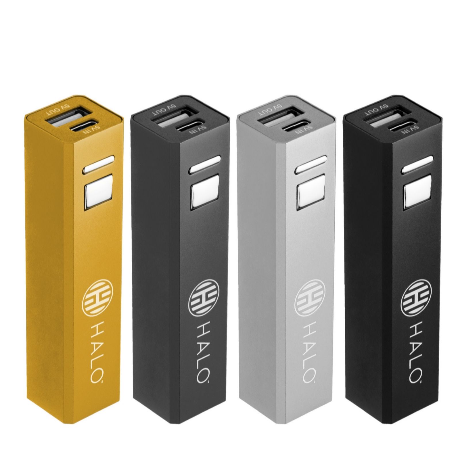 Halo Set of 4 2200mAh Power Banks