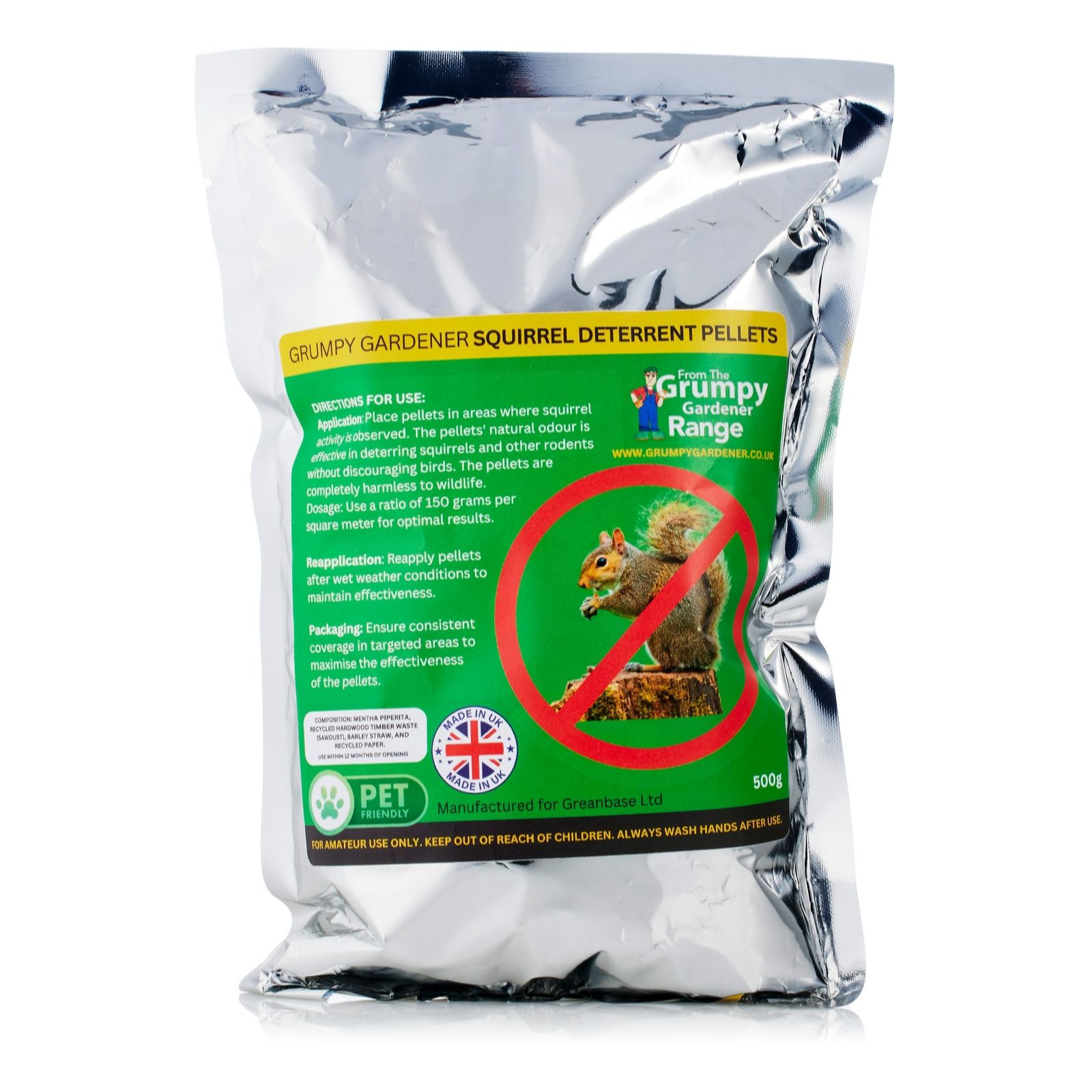Grumpy Gardener Squirrel Resistant Pellets