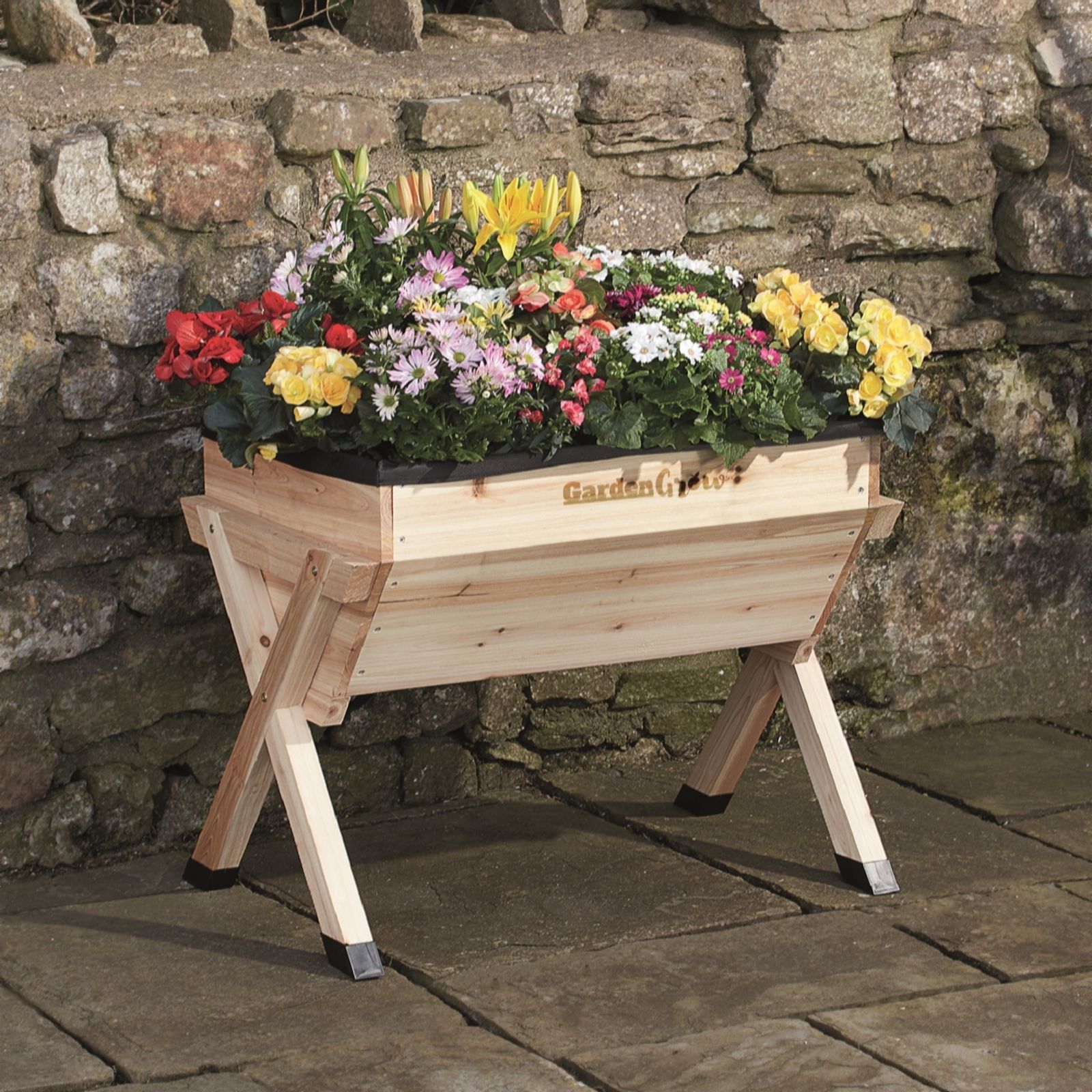 Thompson & Morgan Garden Grow Medium Wooden Planter