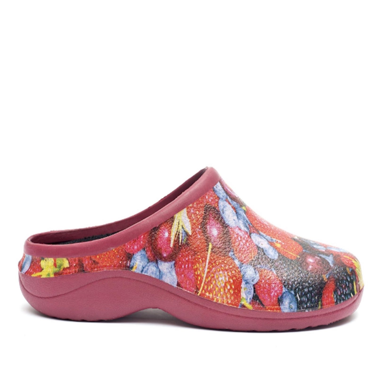 BACKDOORSHOES Women's Garden & Leisure Clogs - Berries Size 8, Multi