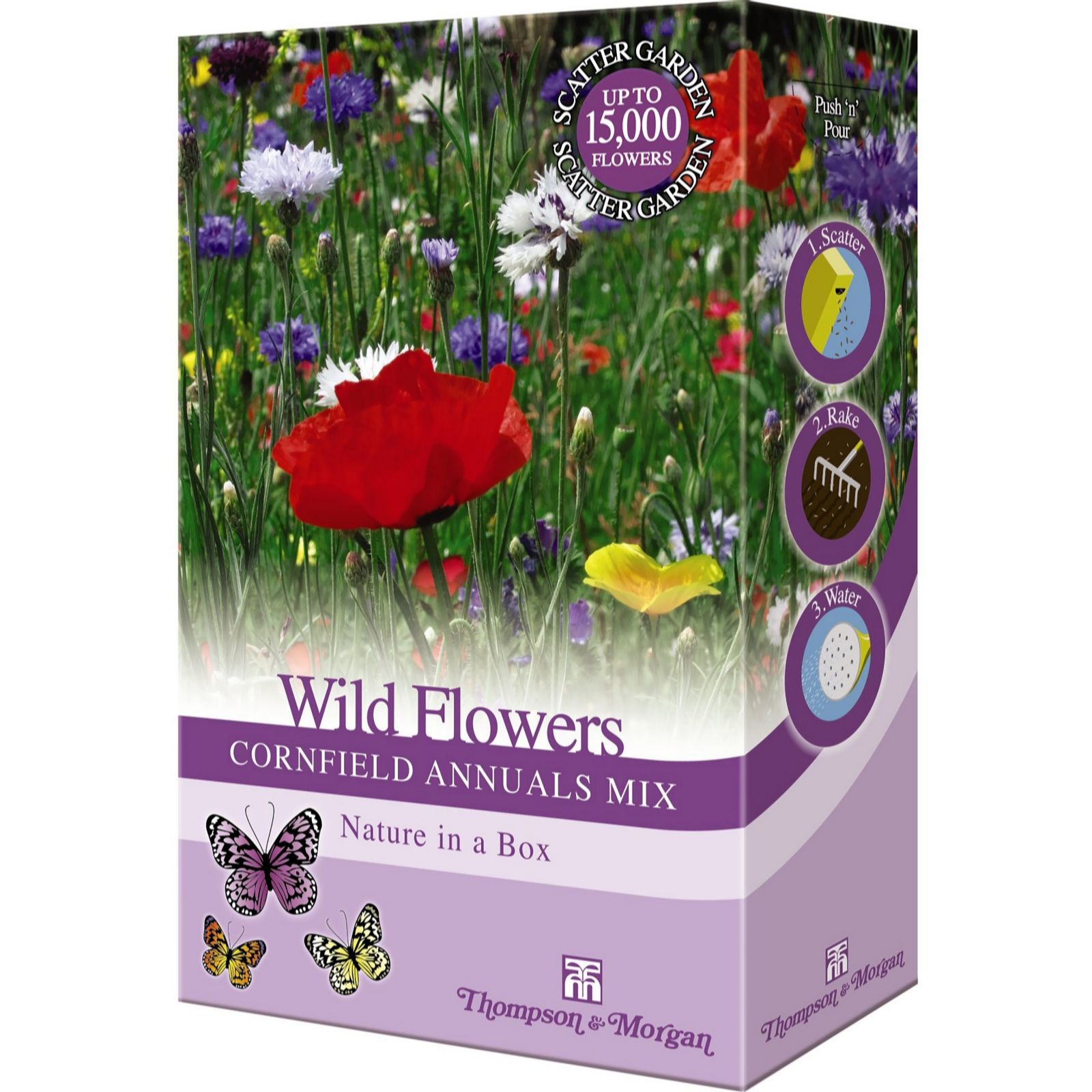 Thompson & Morgan Scatter Pack Wild Flowers Cornfield Annuals Mix