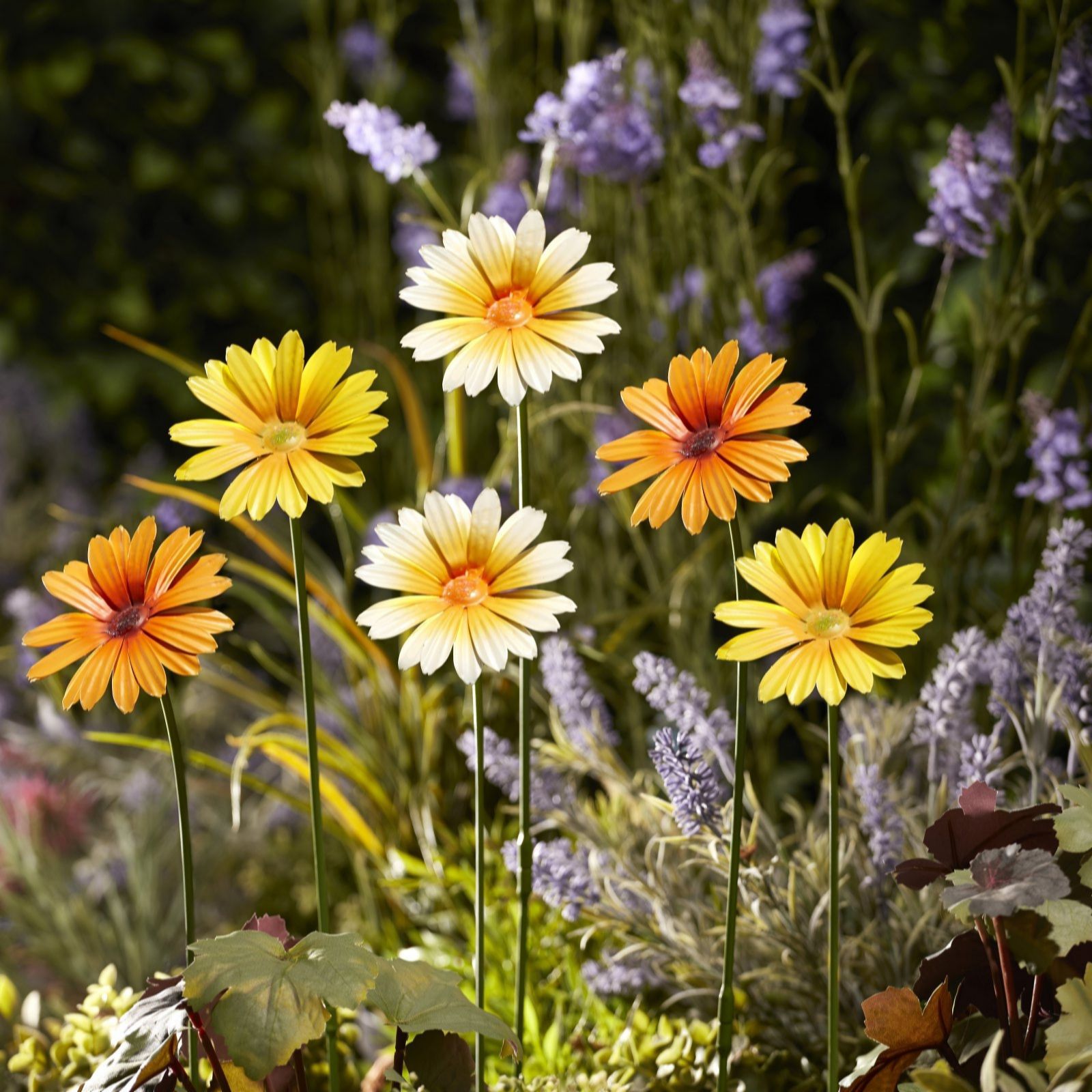 Thompson & Morgan Garden Gear Metal Daisy Flower 6 Set