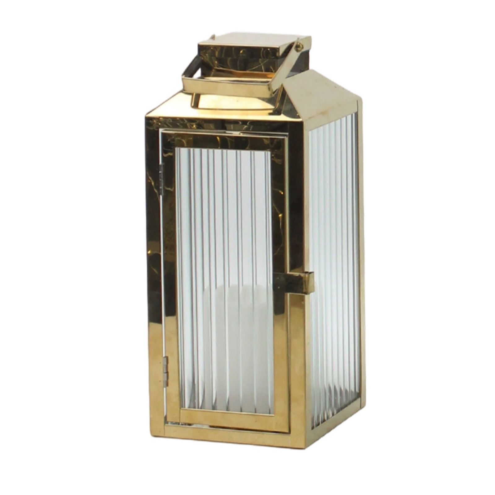 K by Kelly Hoppen Indoor/Outdoor Candle Lantern with Removable LED...