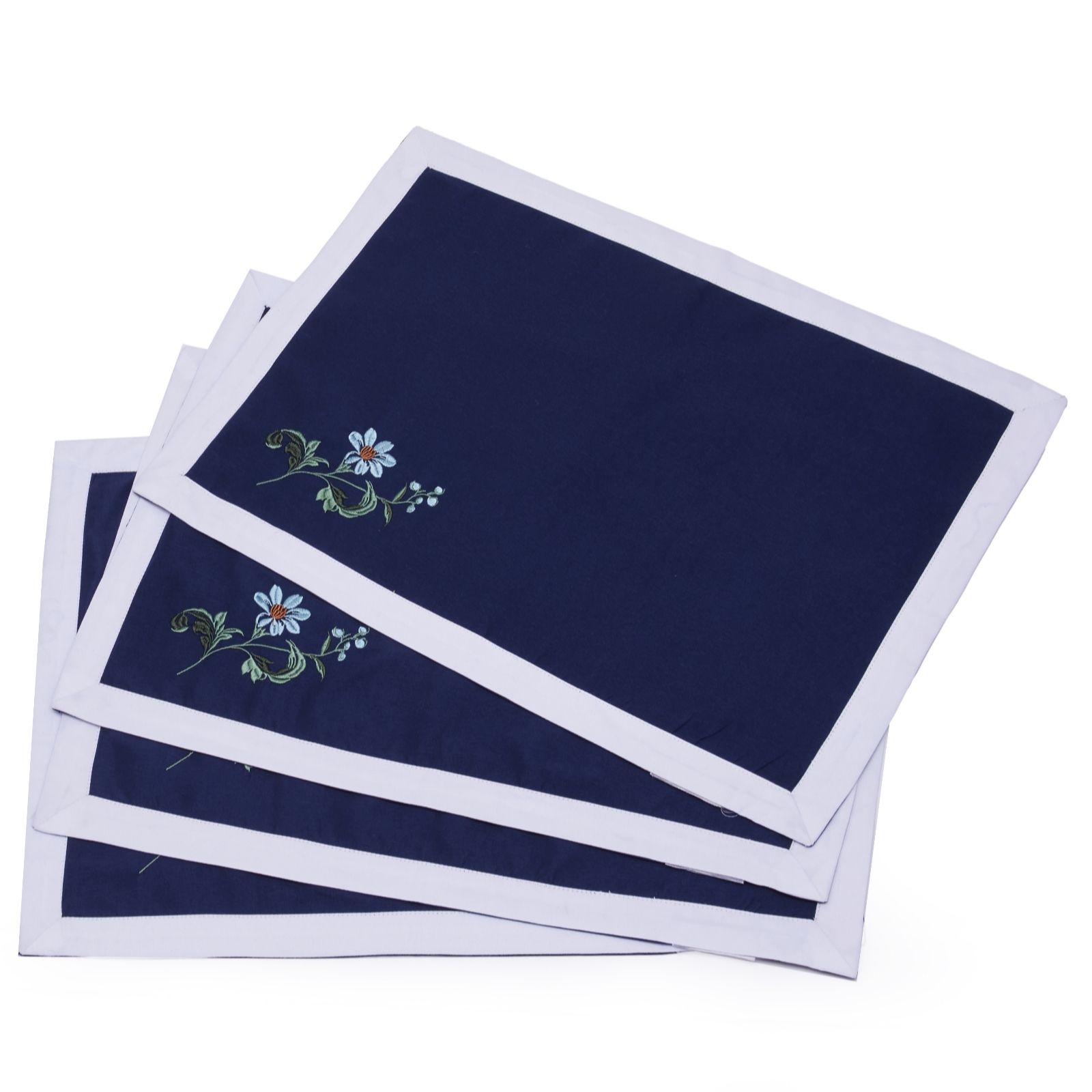 Sara by Sara Davies Floral Placemats with Embroidery