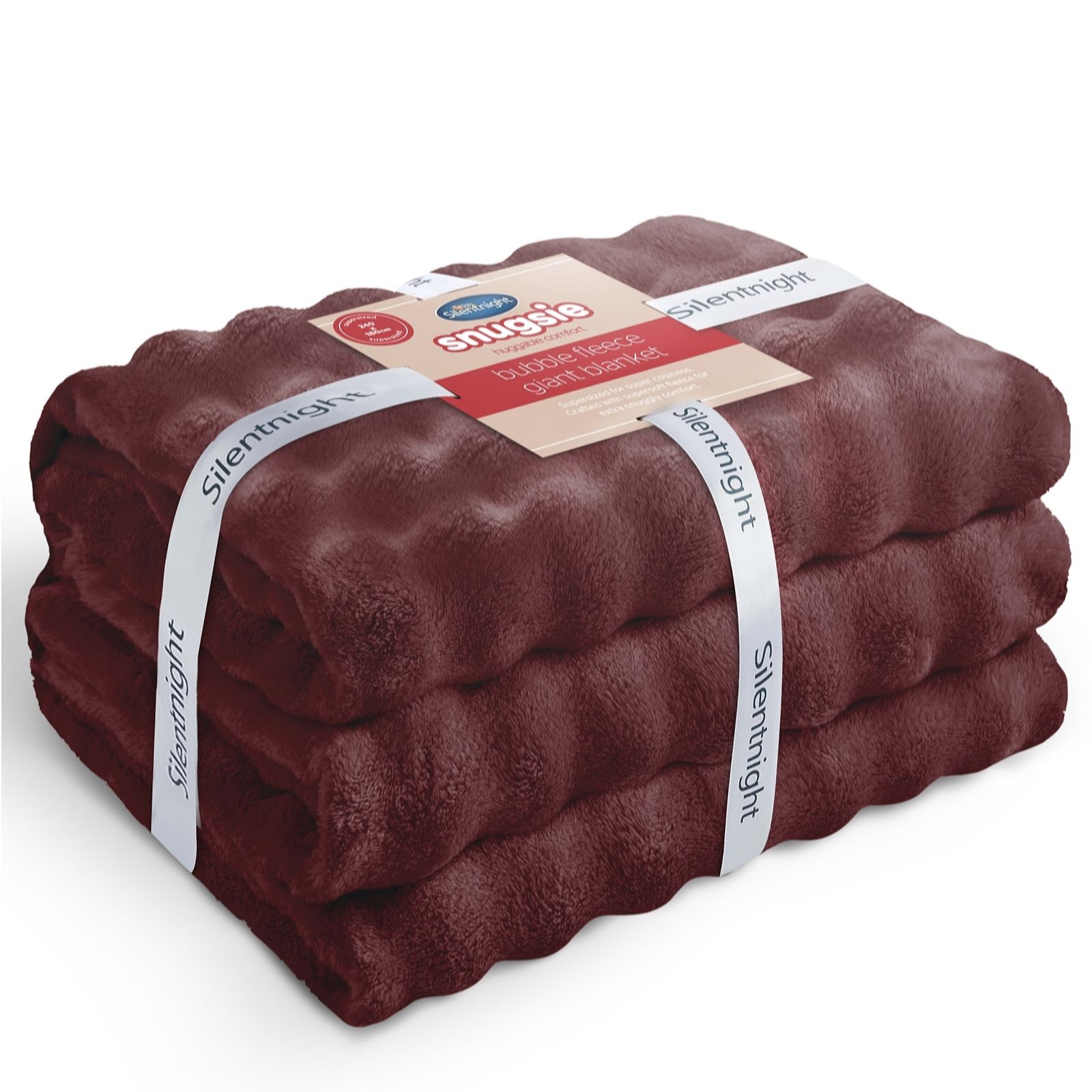 Silentnight Berry Bubble Fleece Blanket
