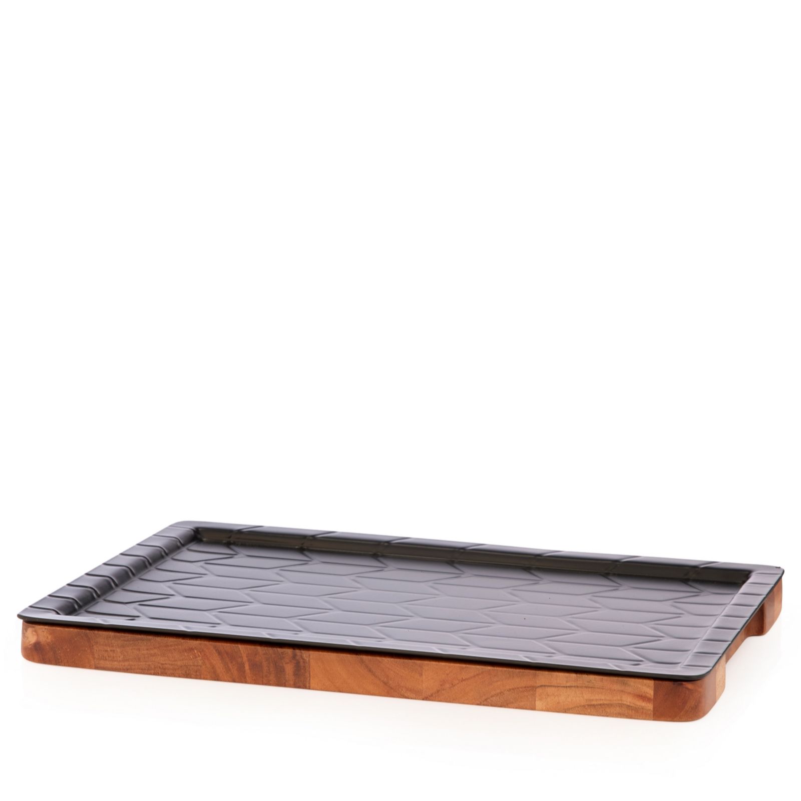 Curtis Stone Black Acacia Wood Thawing Cutting Board