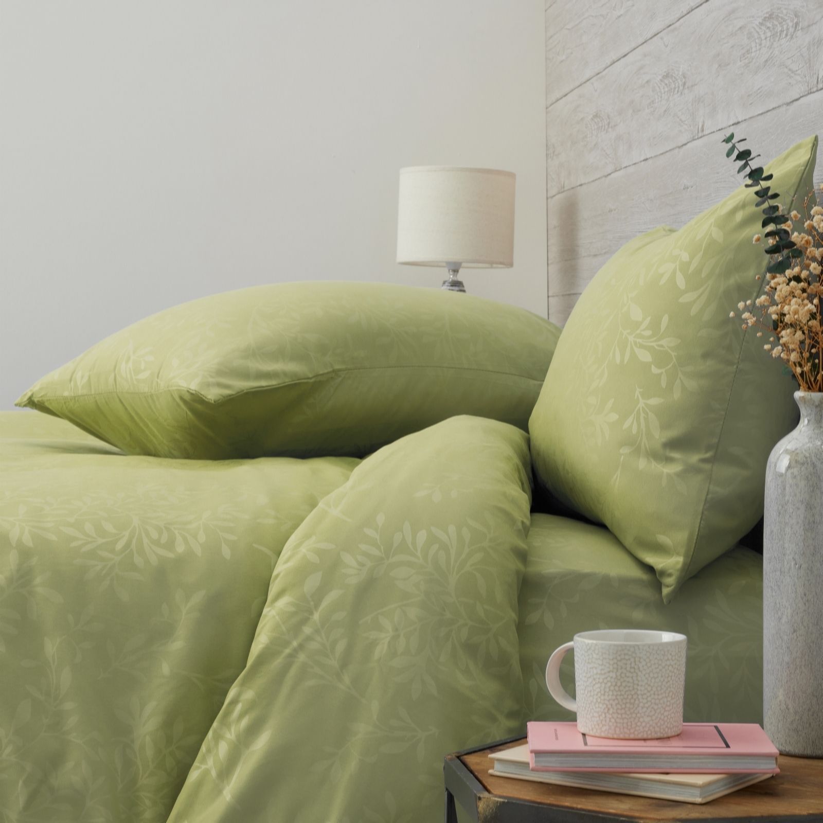 Outlet Supersoft by Cozee Home Leaf Embossed 4 Piece Duvet