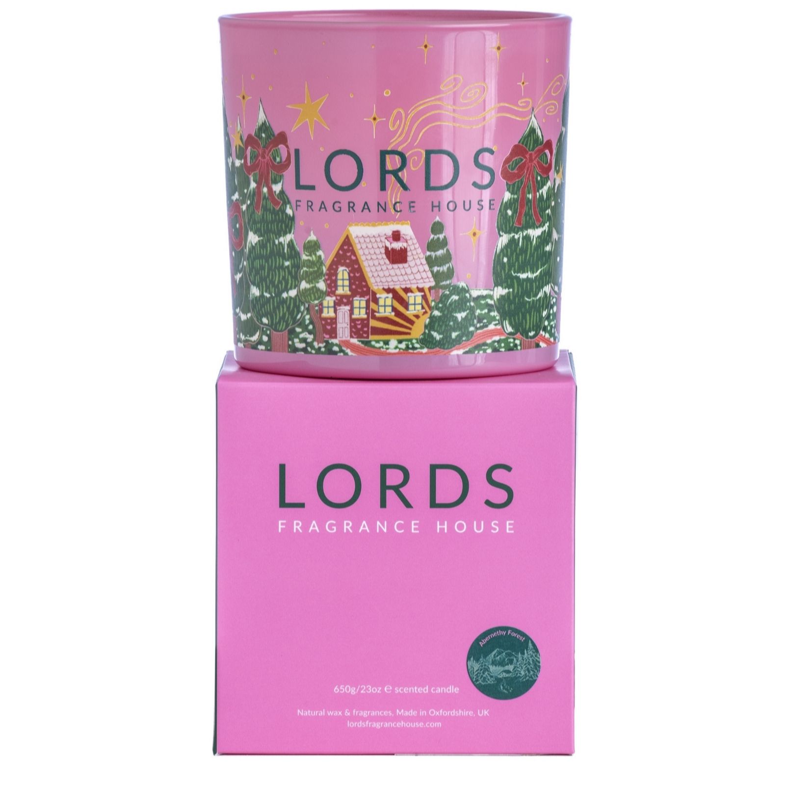LORDS Fragrance House Abernethy Forest 650g Luxury Scented Candle