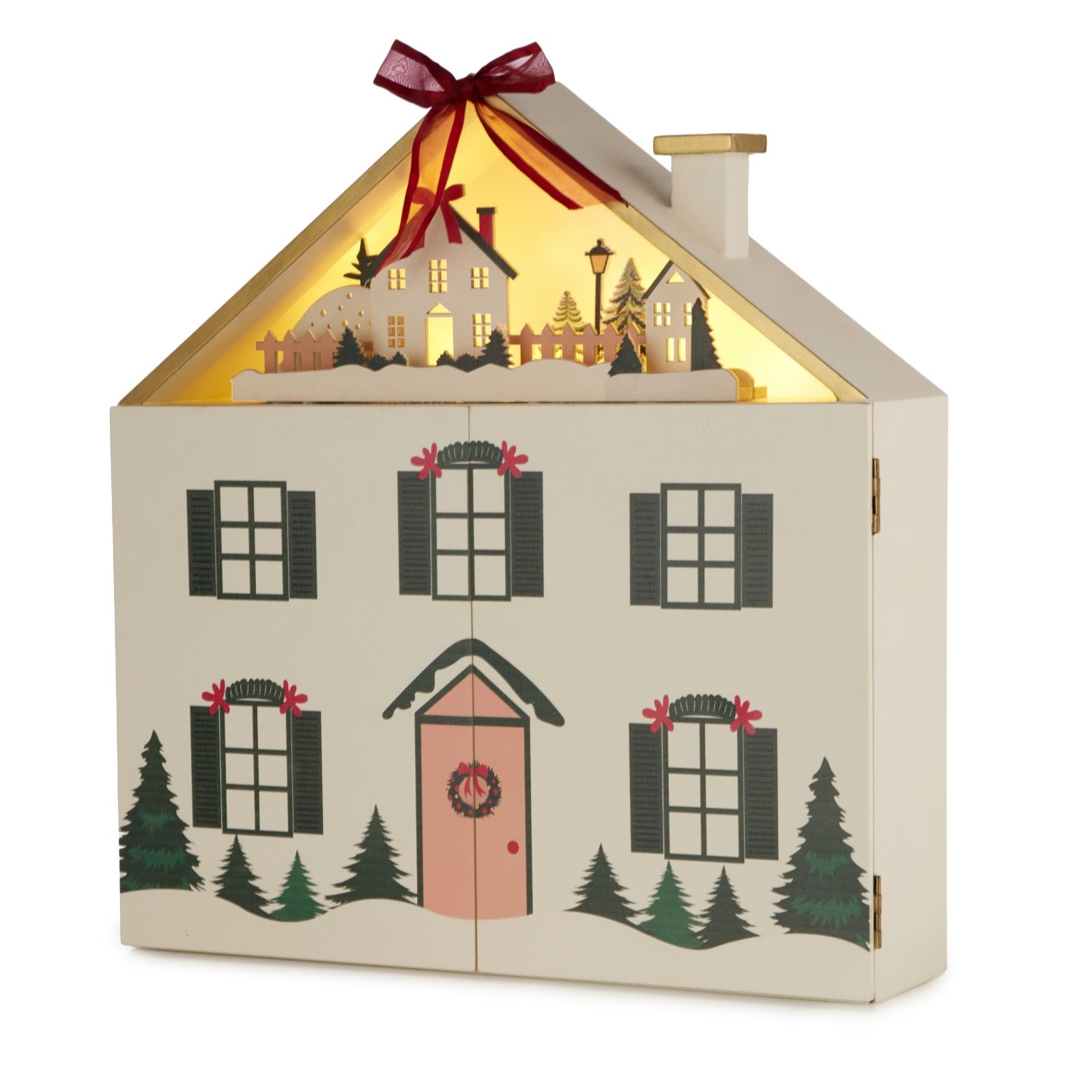 Sara By Sara Davies 45cm Limited Edition Pre Lit Family Advent Cale...