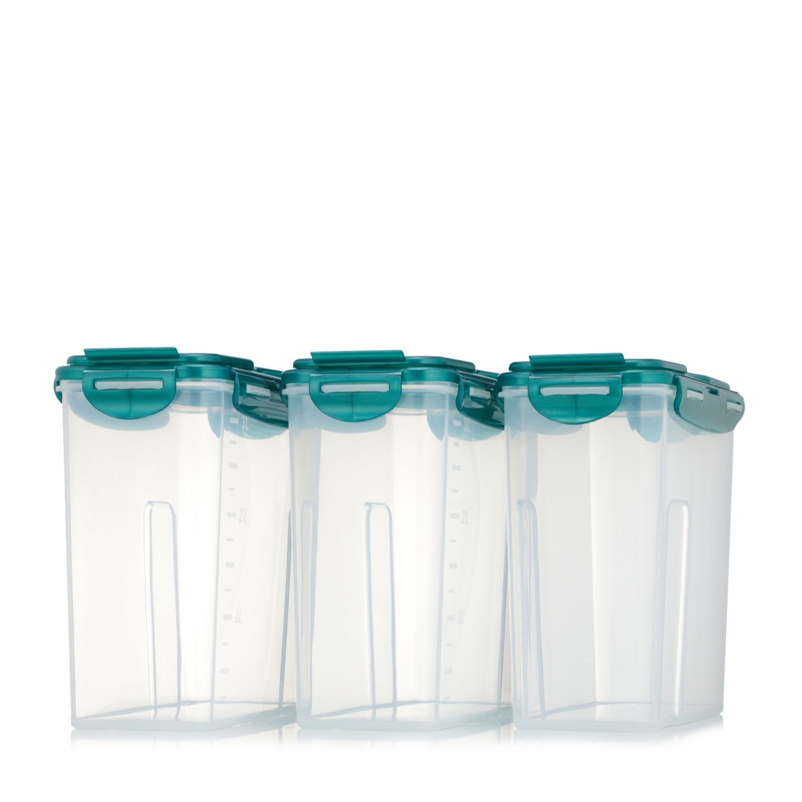 LocknLock Set of 3 Storage Containers with Flip Top Lids