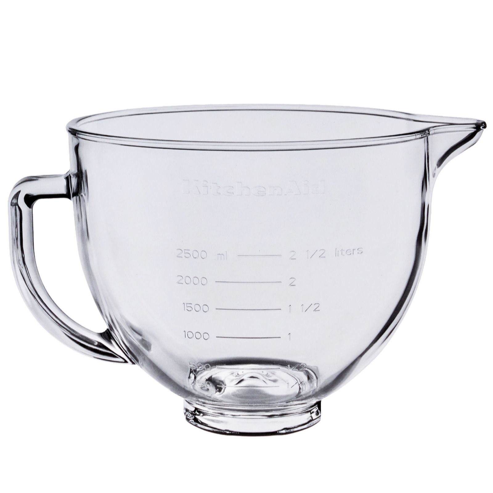 KitchenAid 4.7L Glass Mixing Bowl 5KSM5GB Tilt-Head Stand Mixer Attachments, - Image 7