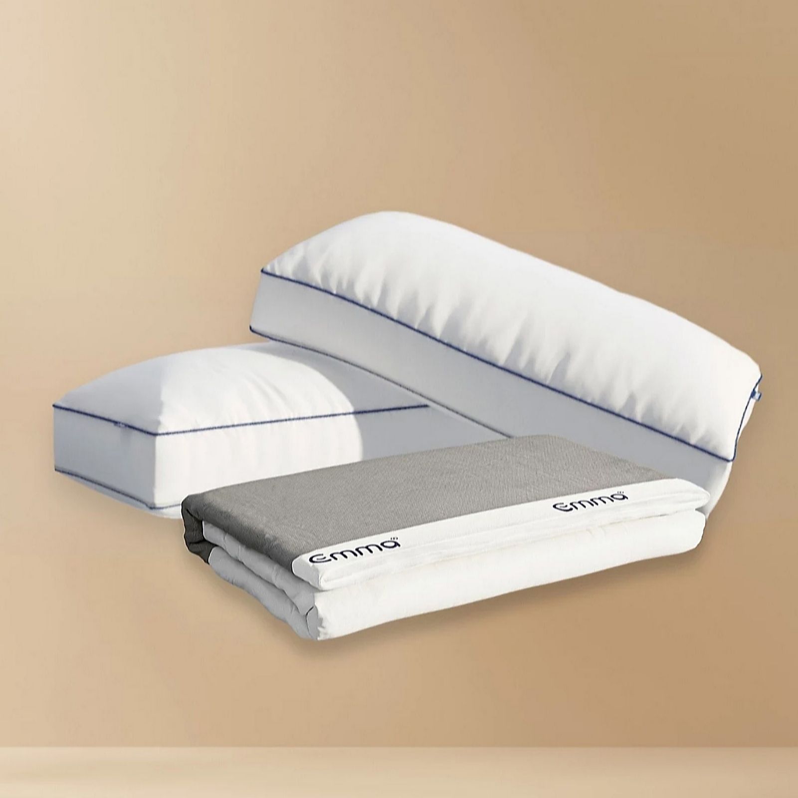Emma Mattress Protector and Microfibre Pillow Pair