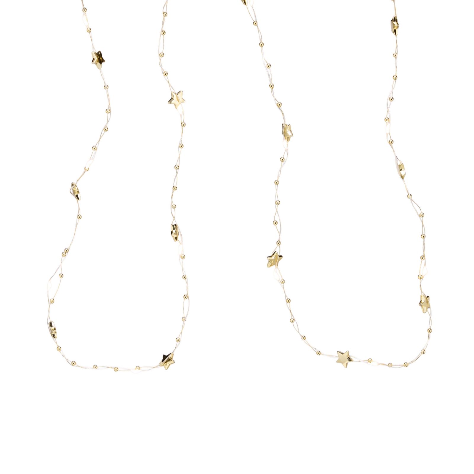 Sara By Sara Davies Set of 3 Beaded Light Strands